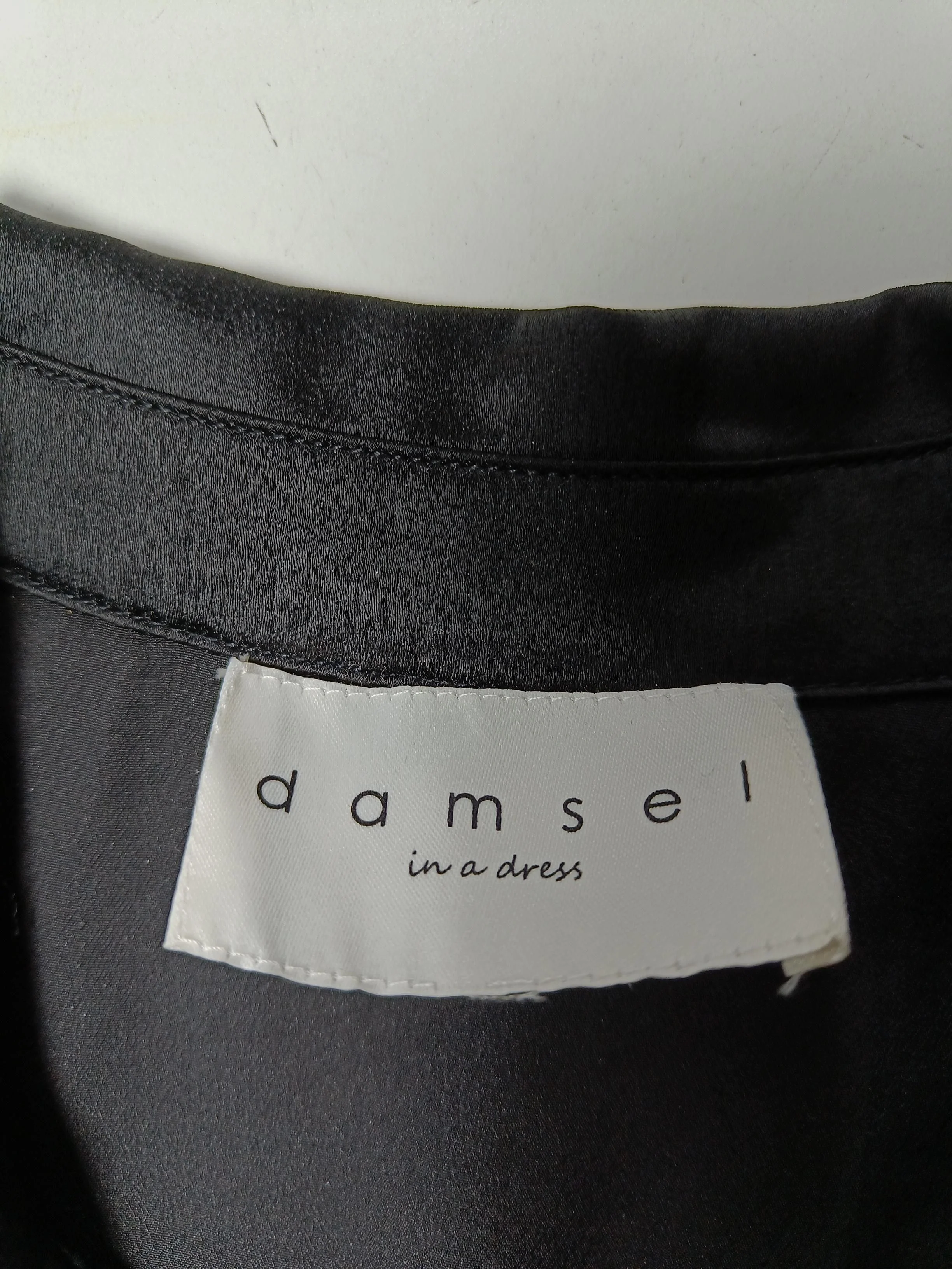 Damsel In A Dress Women's Polo S Black 100% Polyester Basic - Image 5