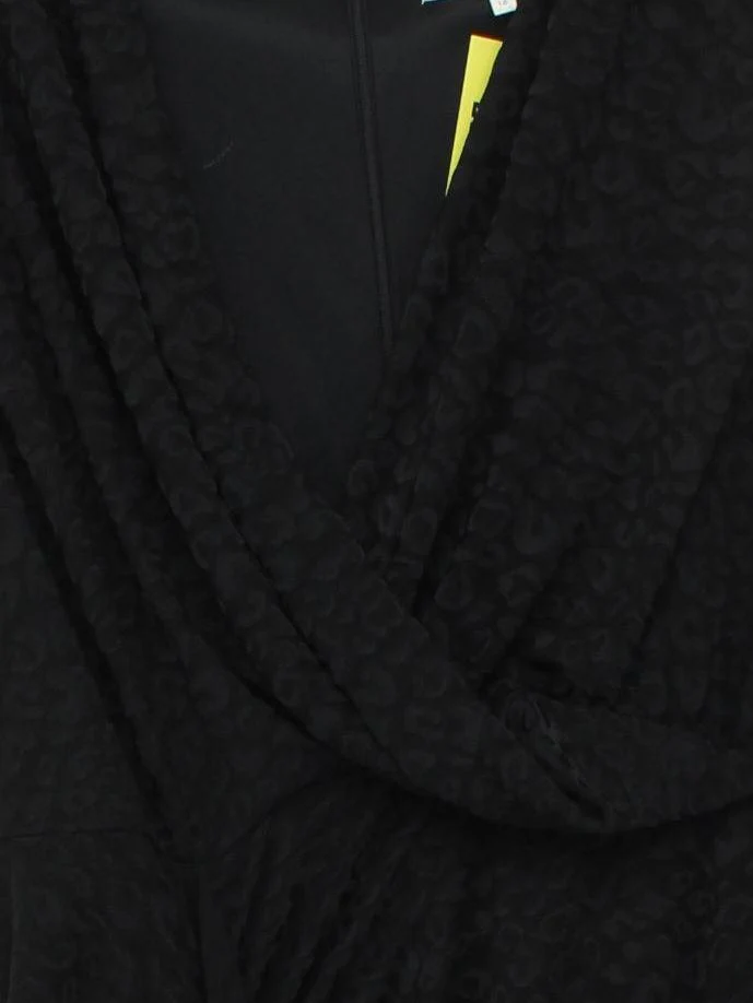 Damsel in a Dress Wrap Maxi Dress UK16 in Black - Image 3