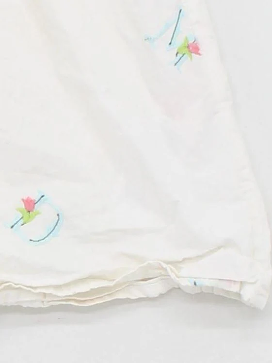 Damson Madder Women's Shorts UK 6 White Cotton with Polyester Mom - Image 4
