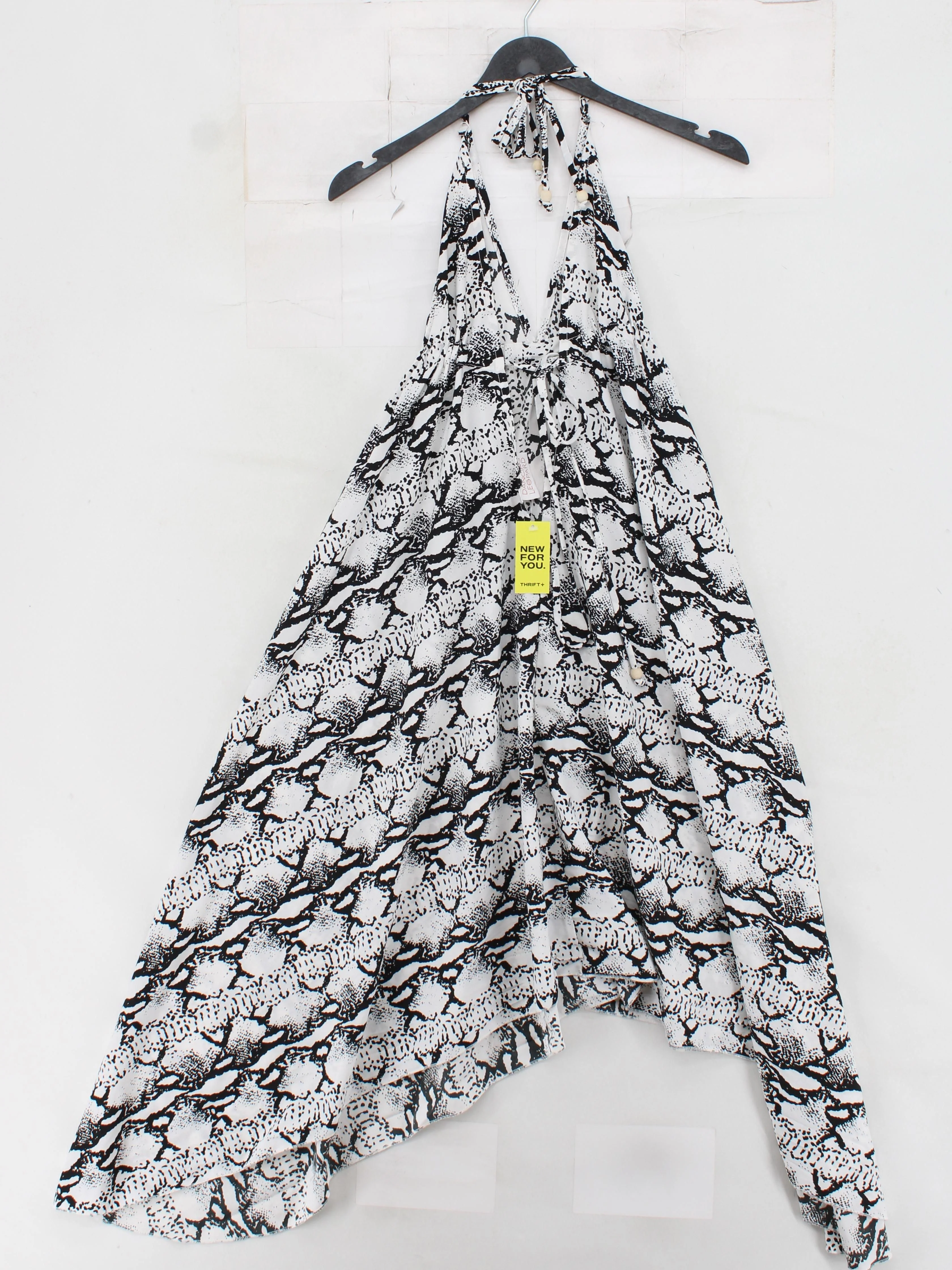 Dancing Leopard Maxi Dress S in White - Image 2
