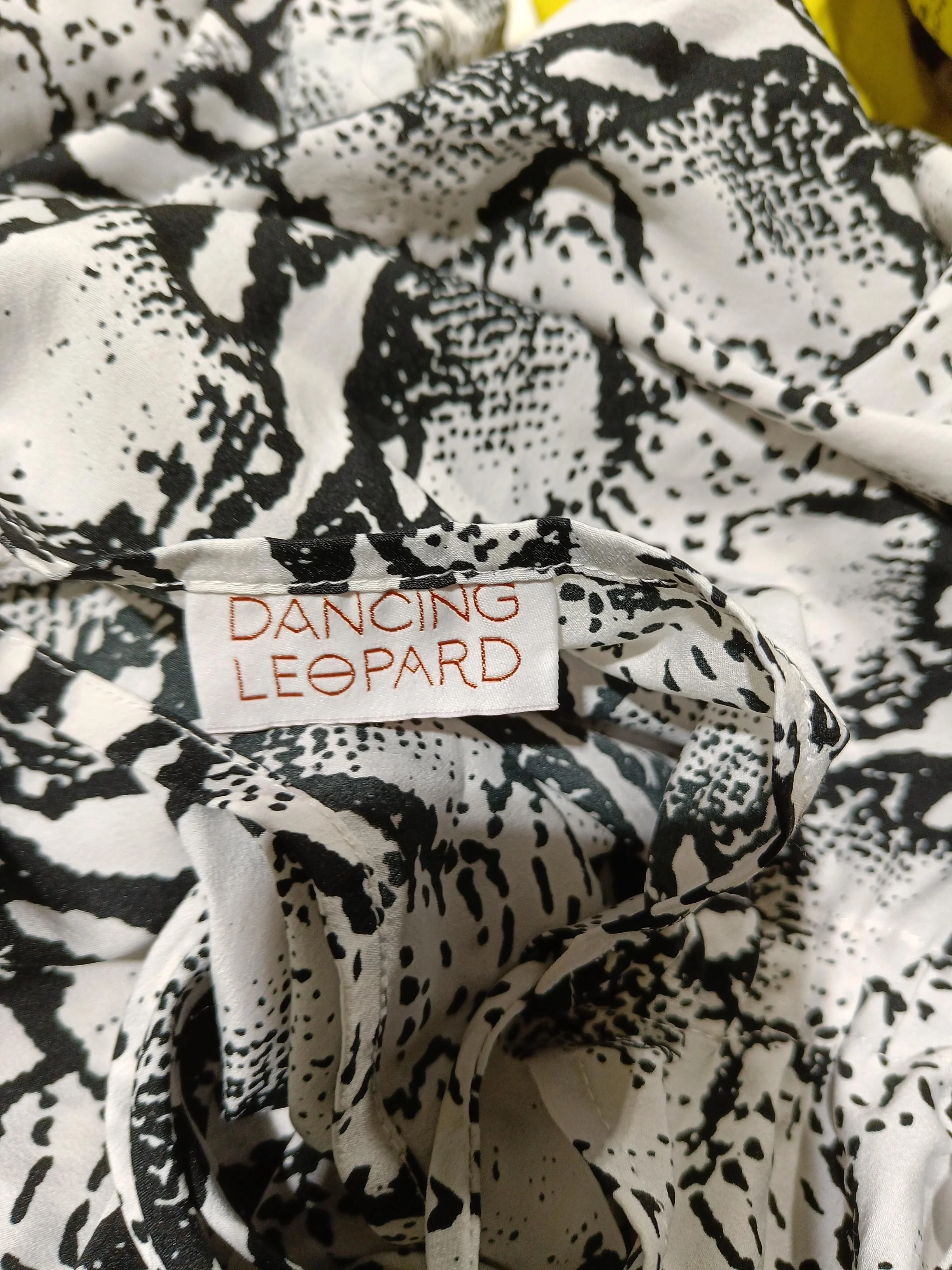 Dancing Leopard Maxi Dress S in White - Image 5