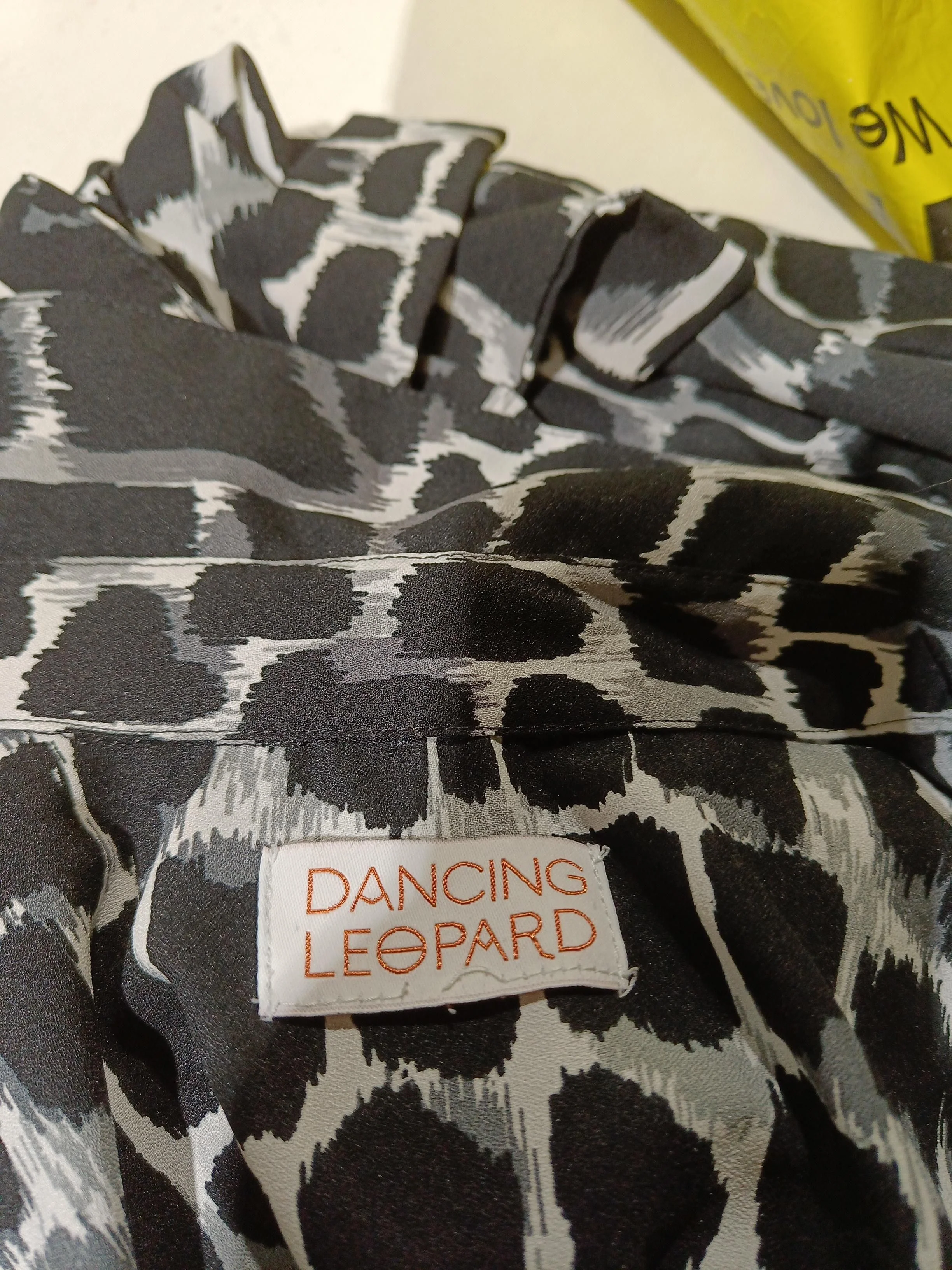 Dancing Leopard Shirt Maxi Dress UK8 in Multi - Image 5