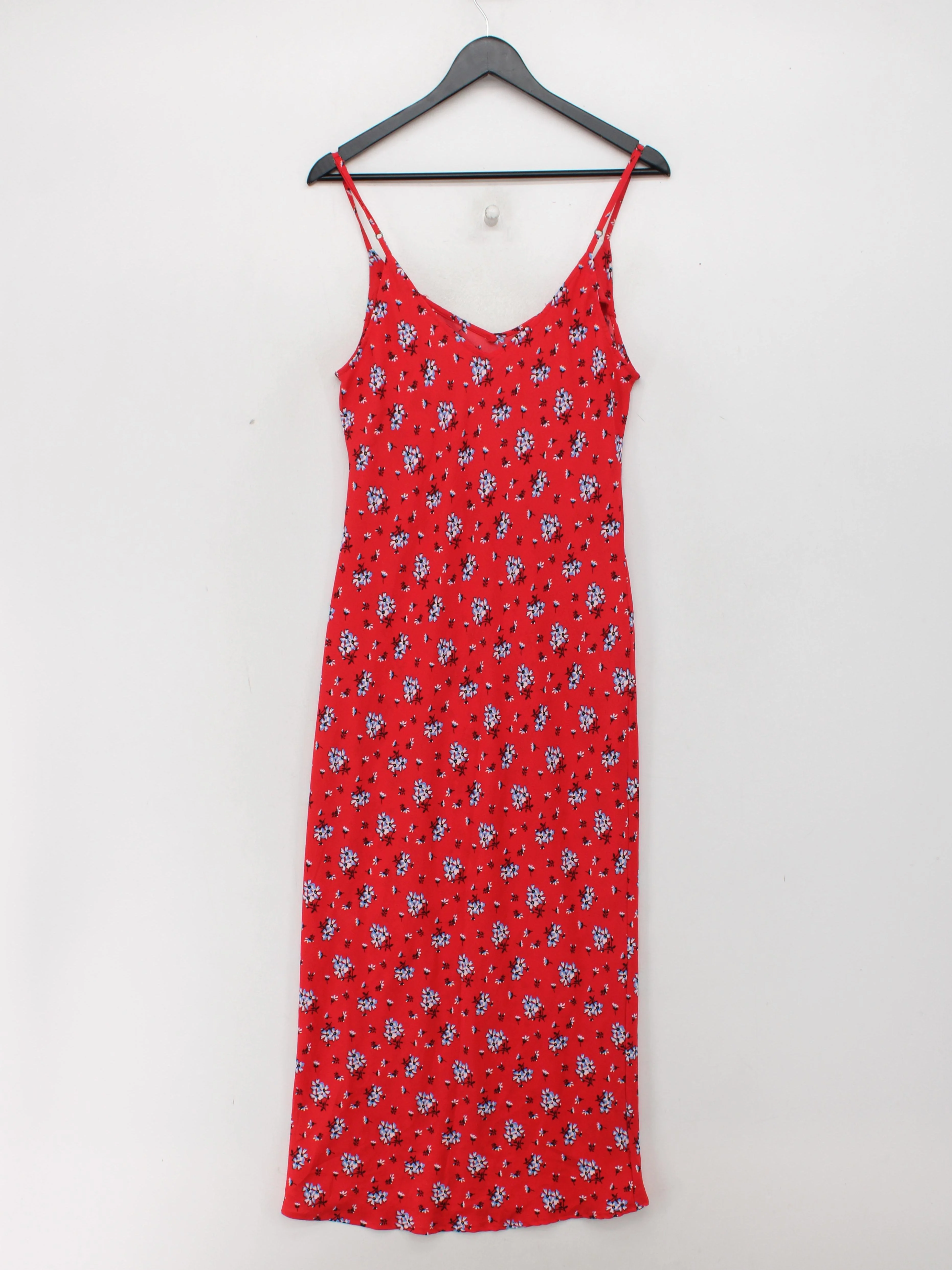 Dancing Leopard Slip Midi Dress UK12 in Red - Image 2