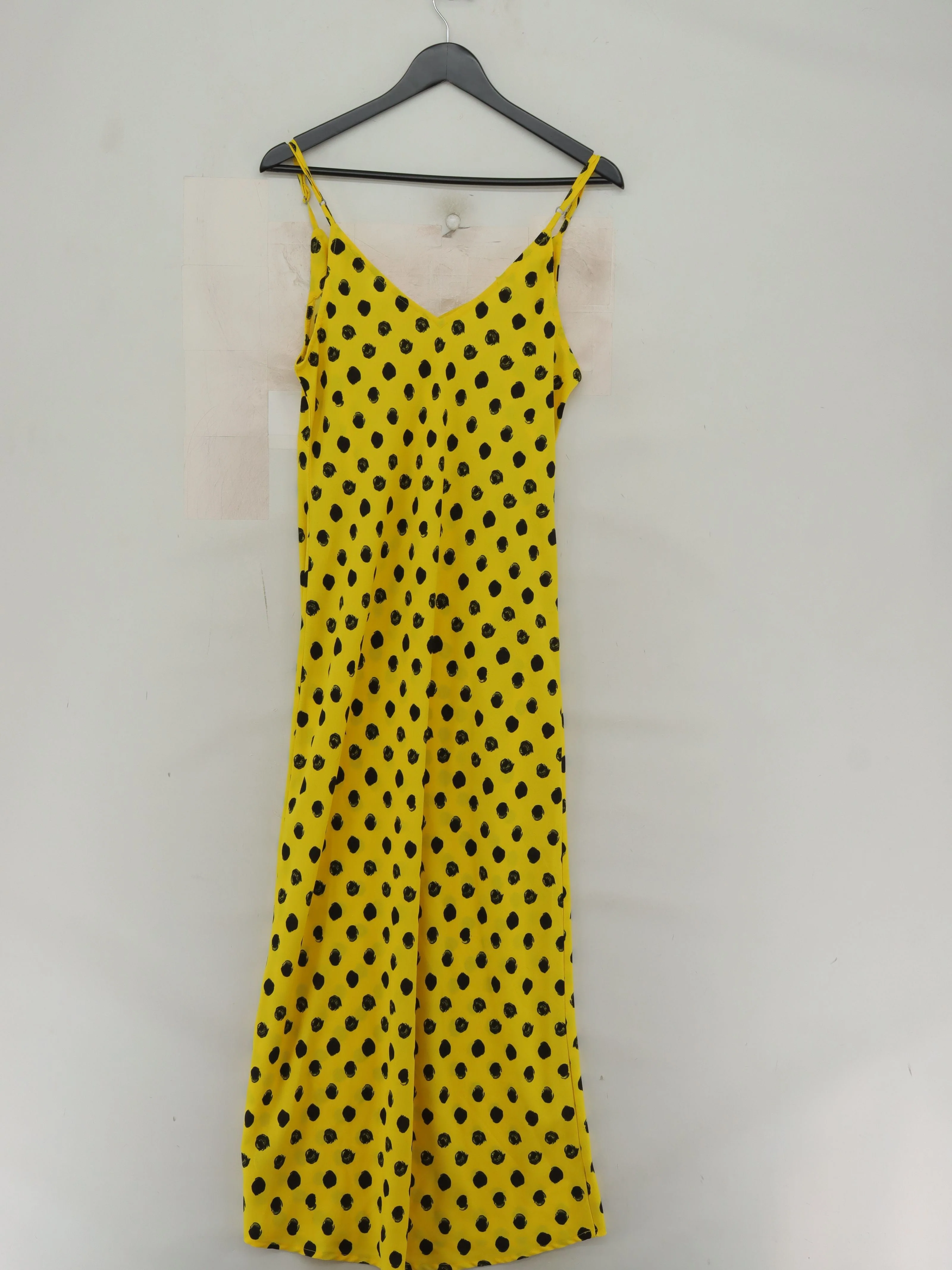 Dancing Leopard Slip Midi Dress UK14 in Yellow - Image 2