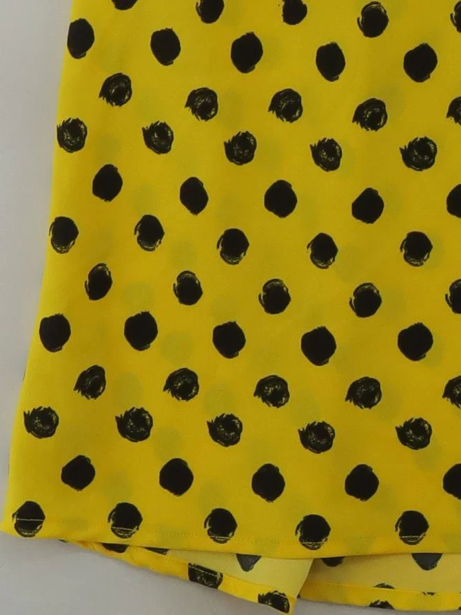 Dancing Leopard Slip Midi Dress UK14 in Yellow - Image 4