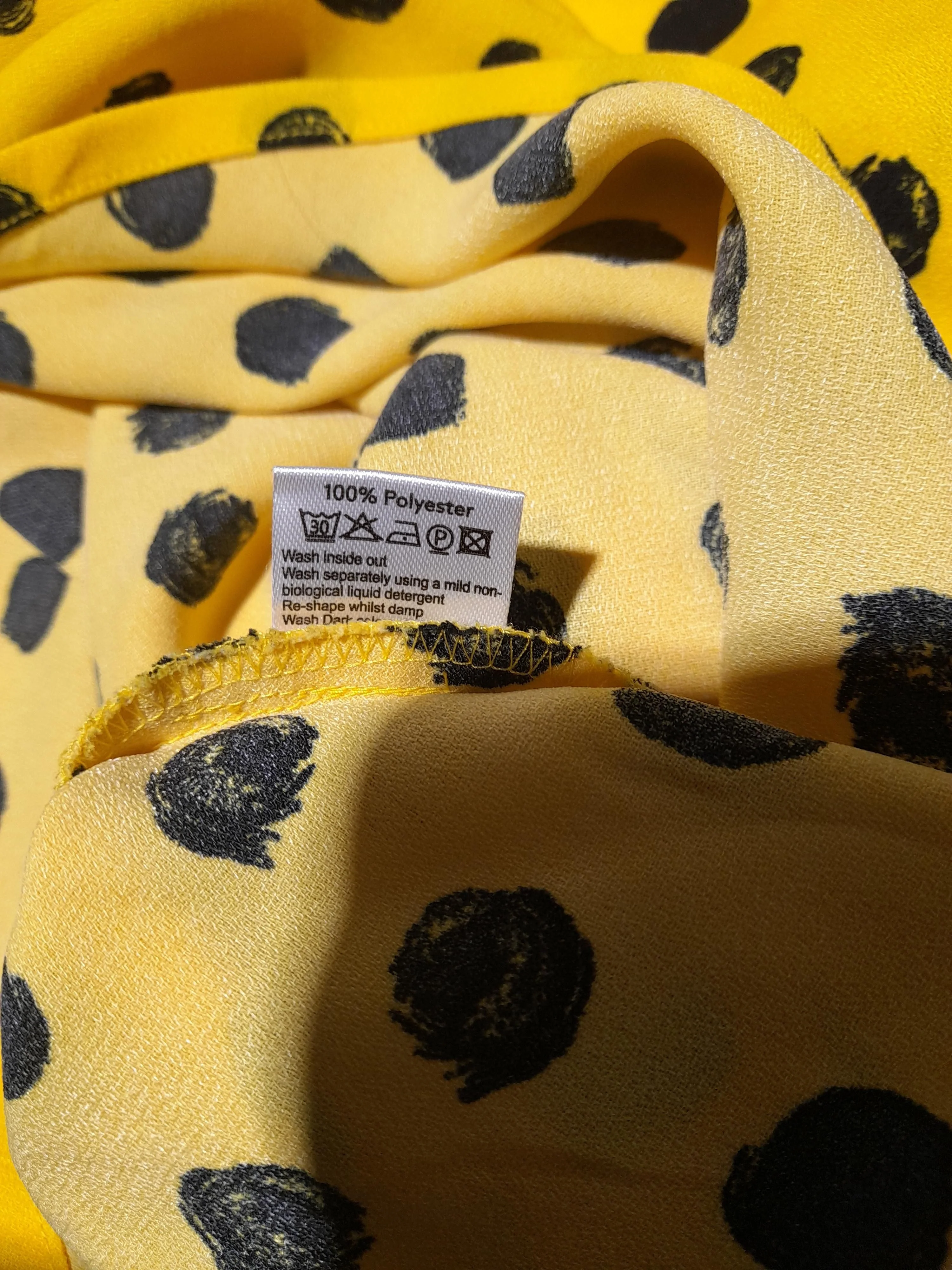 Dancing Leopard Slip Midi Dress UK14 in Yellow - Image 6