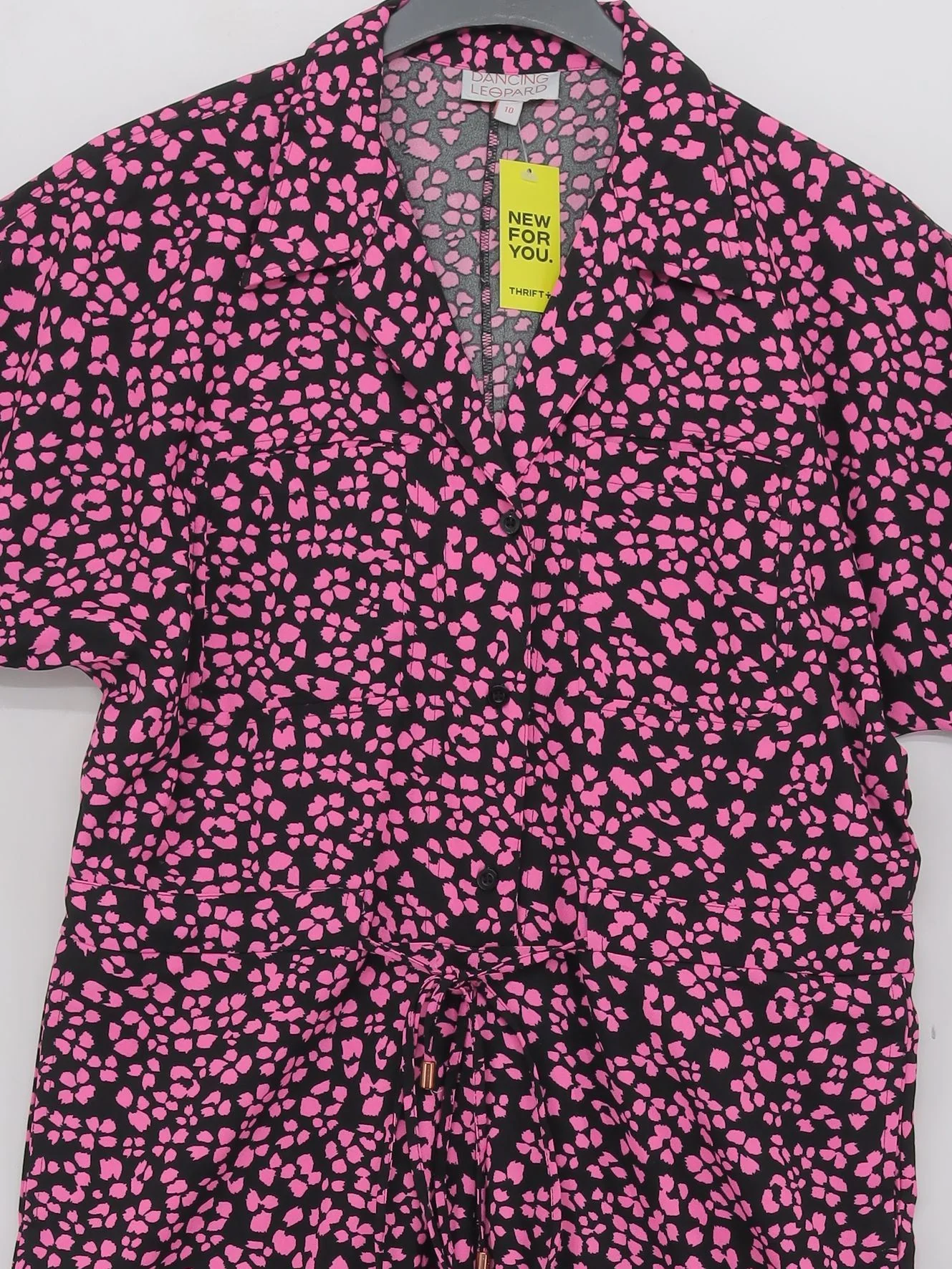 Dancing Leopard Women's Jumpsuit UK 10 Black 100% Polyester Jumpsuit - Image 3