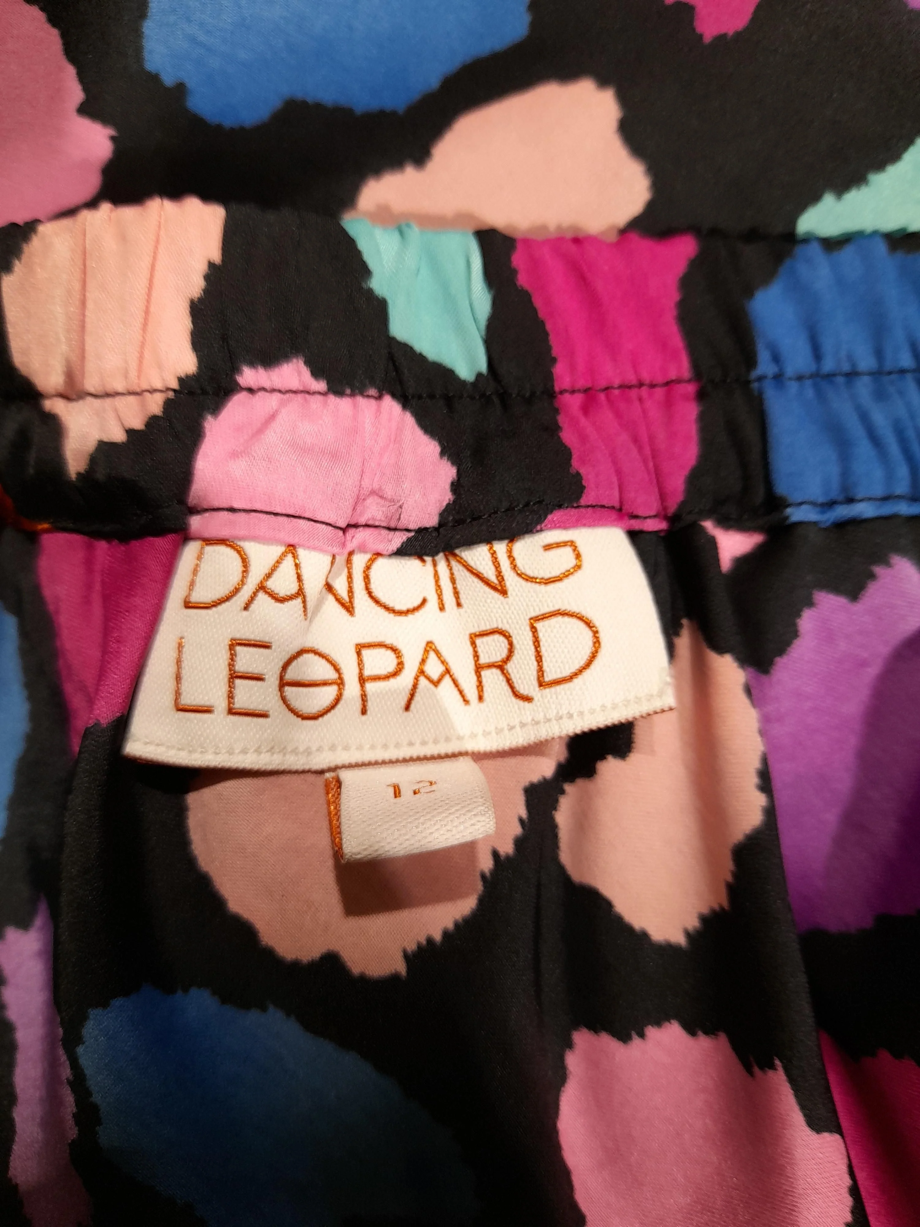 Dancing Leopard Women's Mini Skirt UK 12 Black 100% Polyester Mini - Image 5