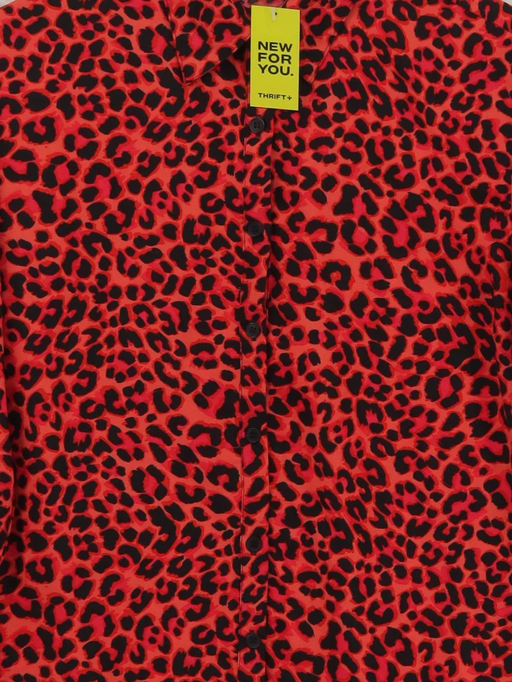 Dancing Leopard Women's Shirt UK 10 Multi 100% Polyester Basic - Image 3