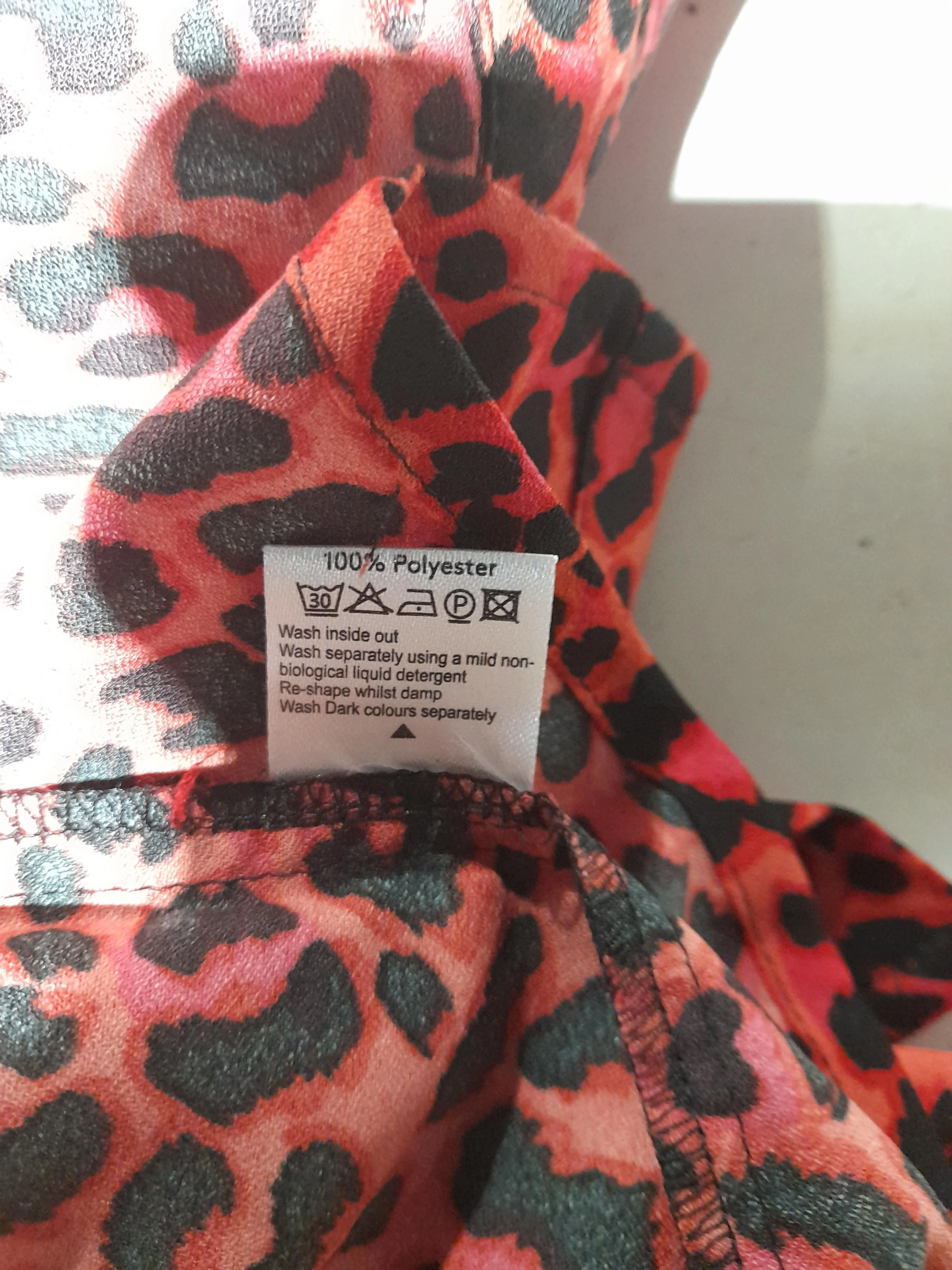 Dancing Leopard Women's Shirt UK 10 Multi 100% Polyester Basic - Image 6