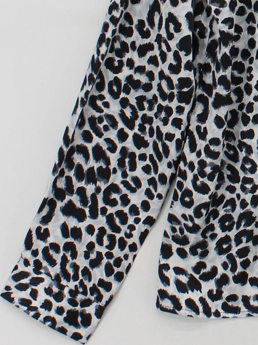 Dancing Leopard Women's Shirt UK 12 Multi 100% Polyester Basic - Image 4