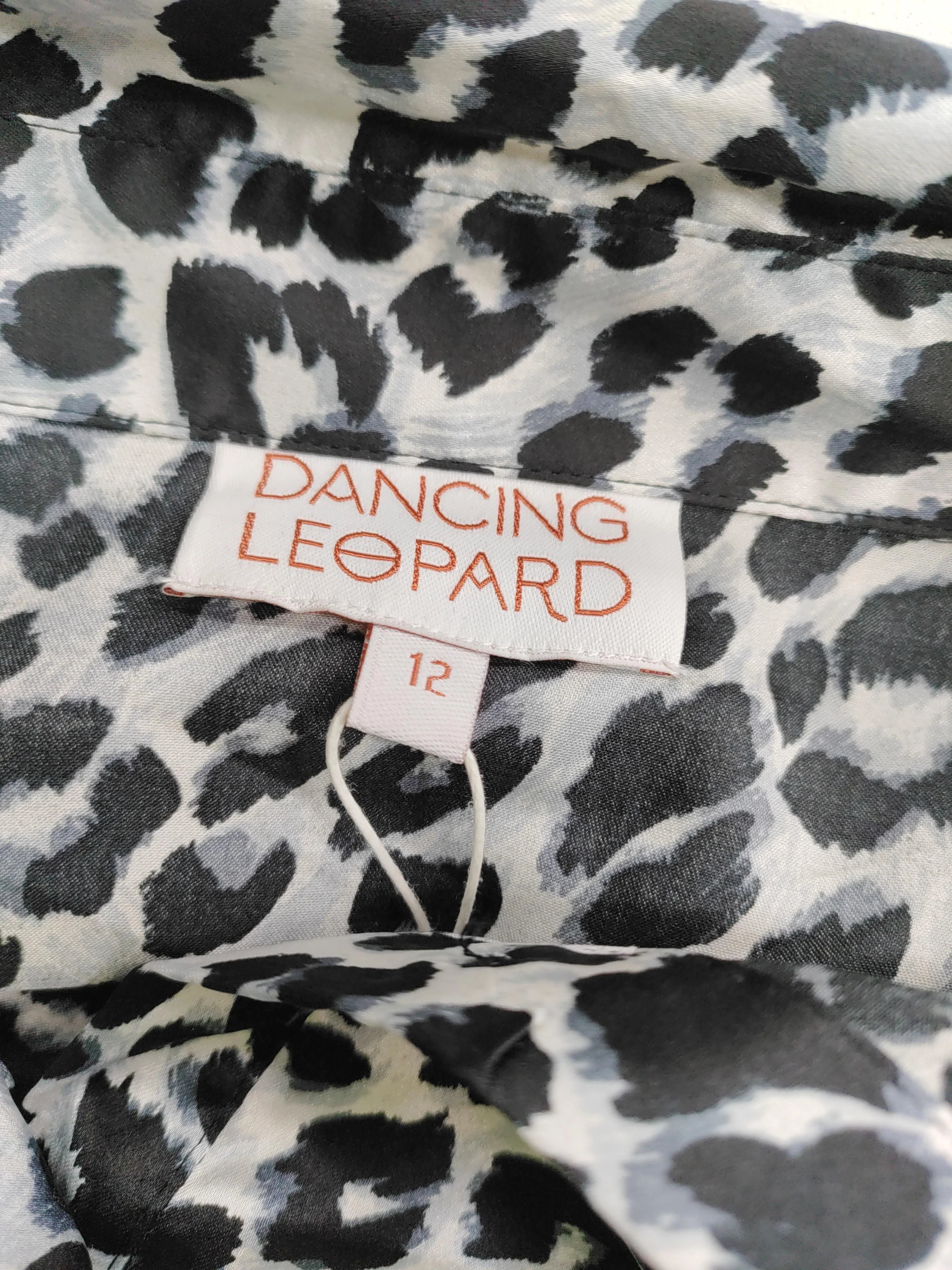 Dancing Leopard Women's Shirt UK 12 Multi 100% Polyester Basic - Image 5