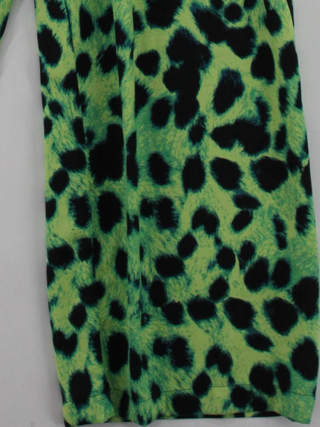 Dancing Leopard Women's Trousers UK 10 Green 100% Polyester Chino - Image 4