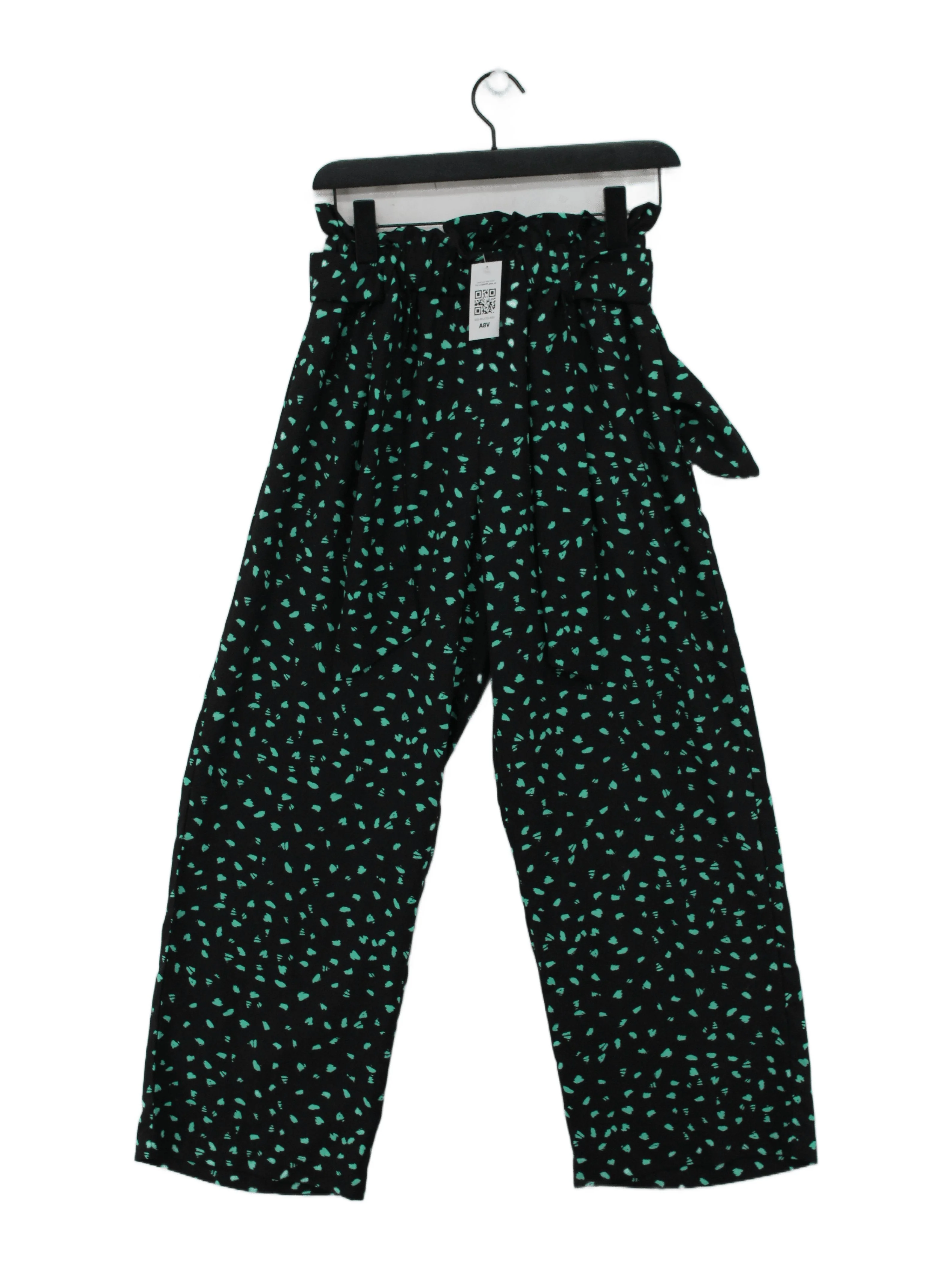 Dancing Leopard Women's Trousers UK 6 Black 100% Other Chino
