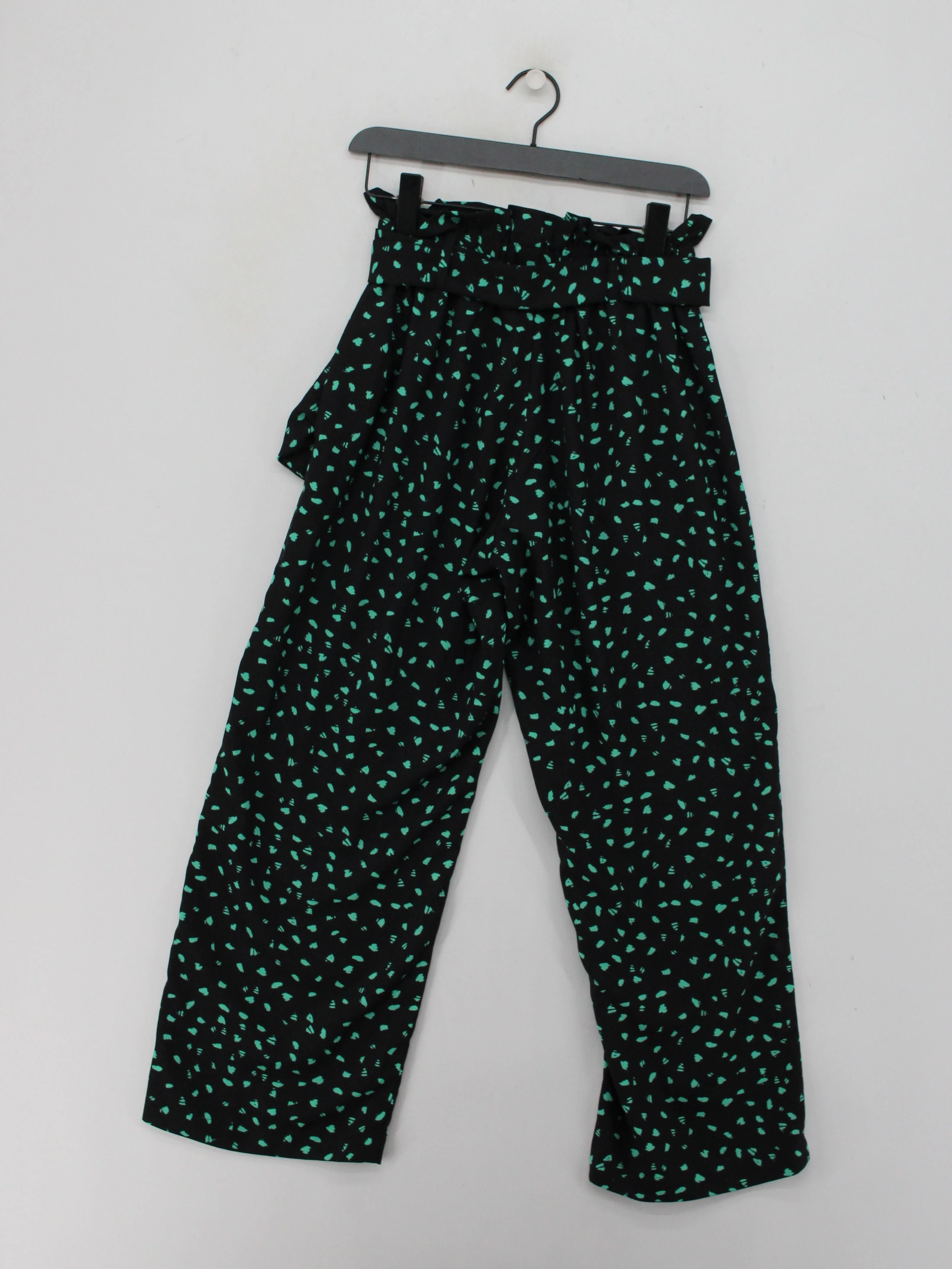 Dancing Leopard Women's Trousers UK 6 Black 100% Other Chino - Image 2