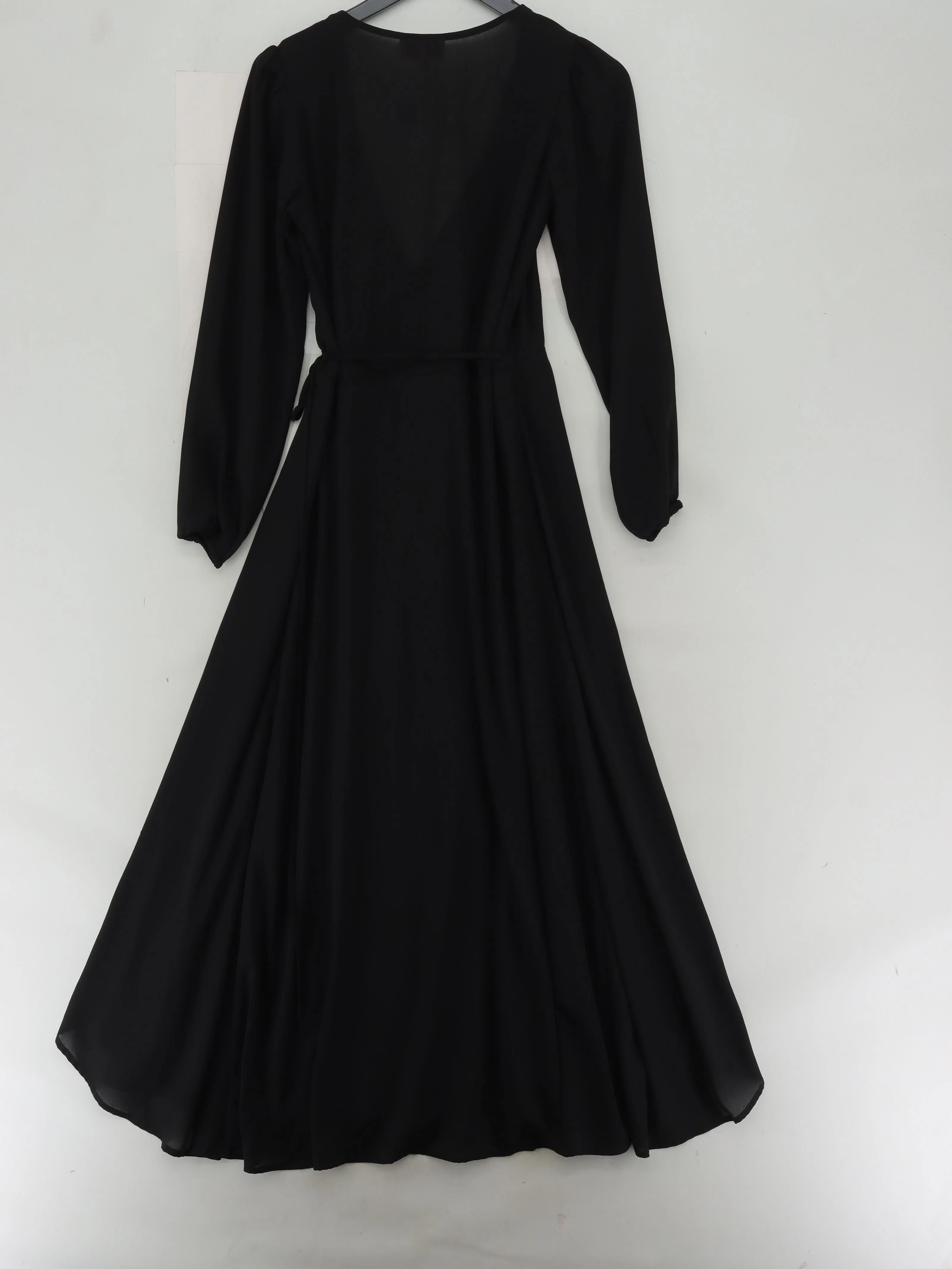 Dancing Leopard Wrap Maxi Dress UK8 in Black - Image 2