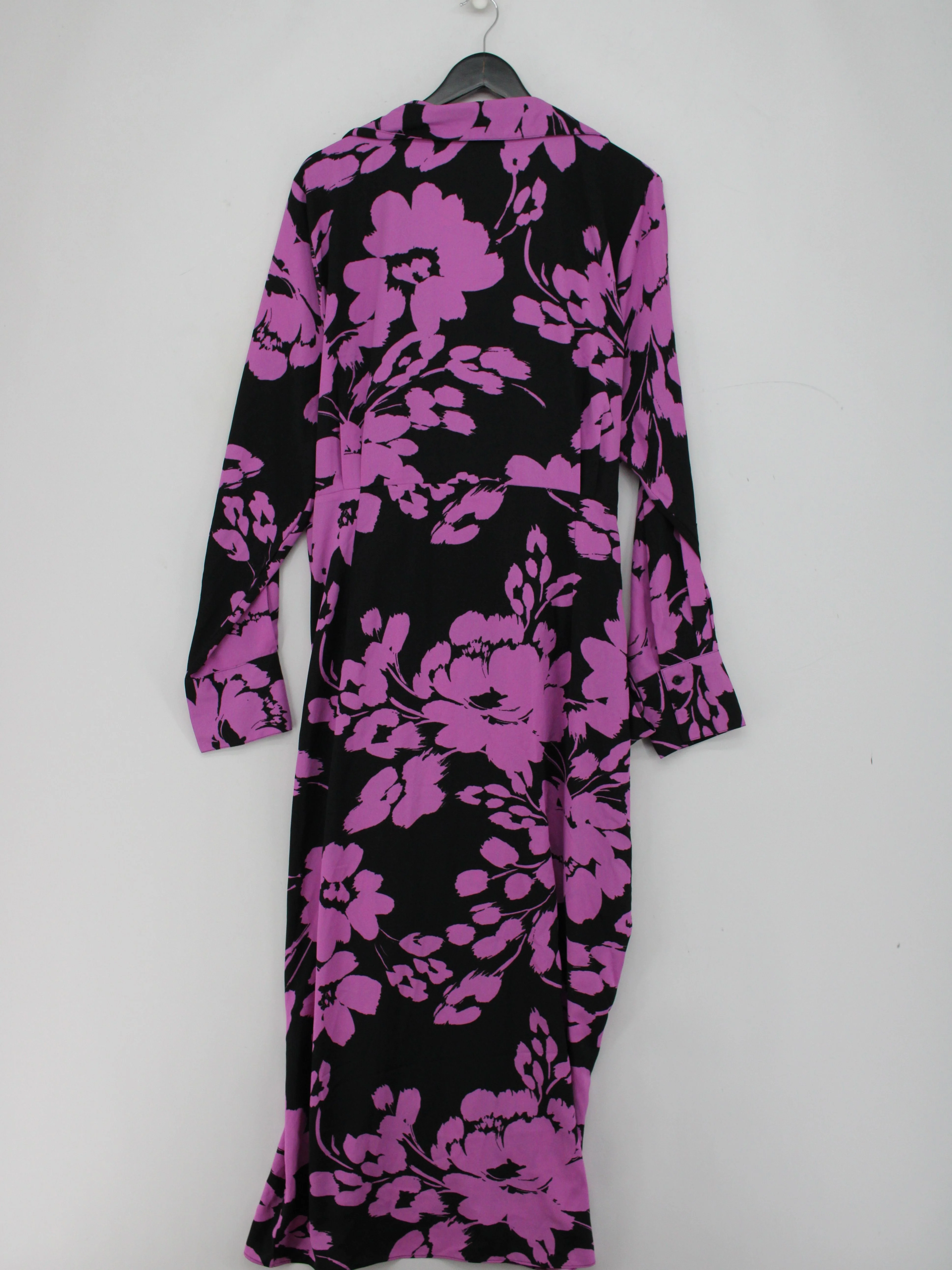 Dancing Leopard Wrap Midi Dress UK24 in Multi - Image 2