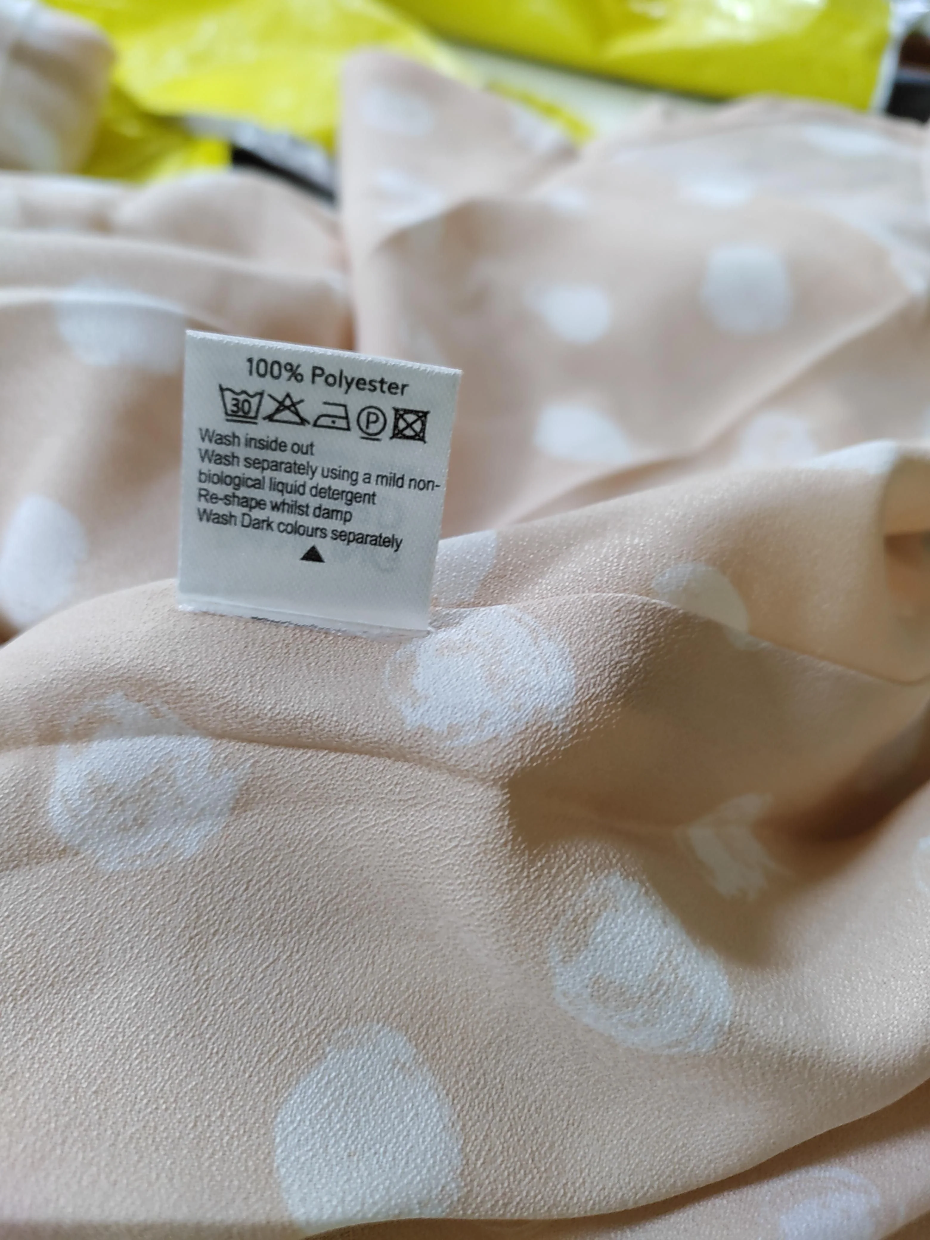 Dancing Leopard Wrap Mini Dress UK14 in Cream - Image 6