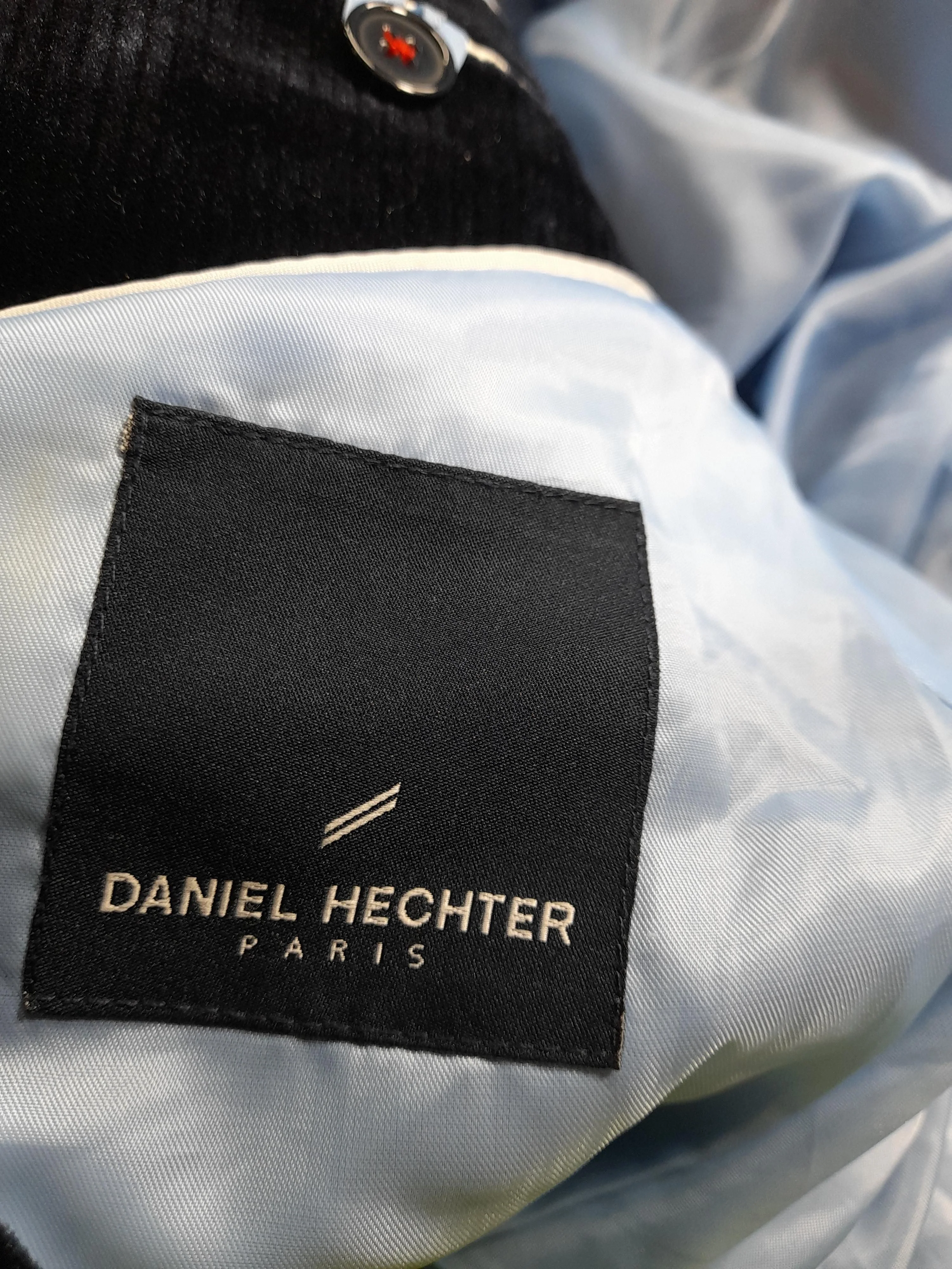 Daniel Hechter Men's Blazer M Blue 100% Polyester Overcoat - Image 5