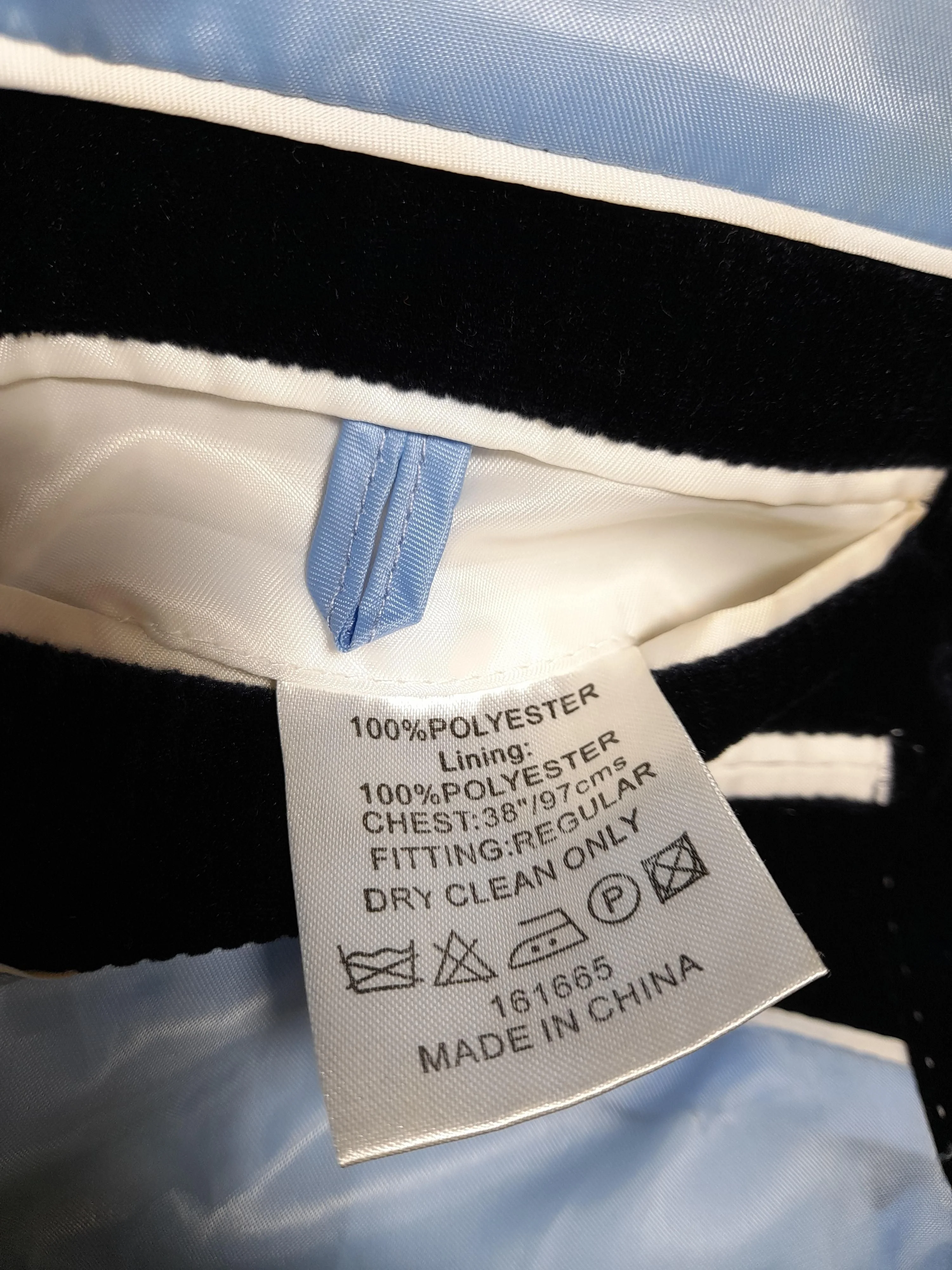 Daniel Hechter Men's Blazer M Blue 100% Polyester Overcoat - Image 6