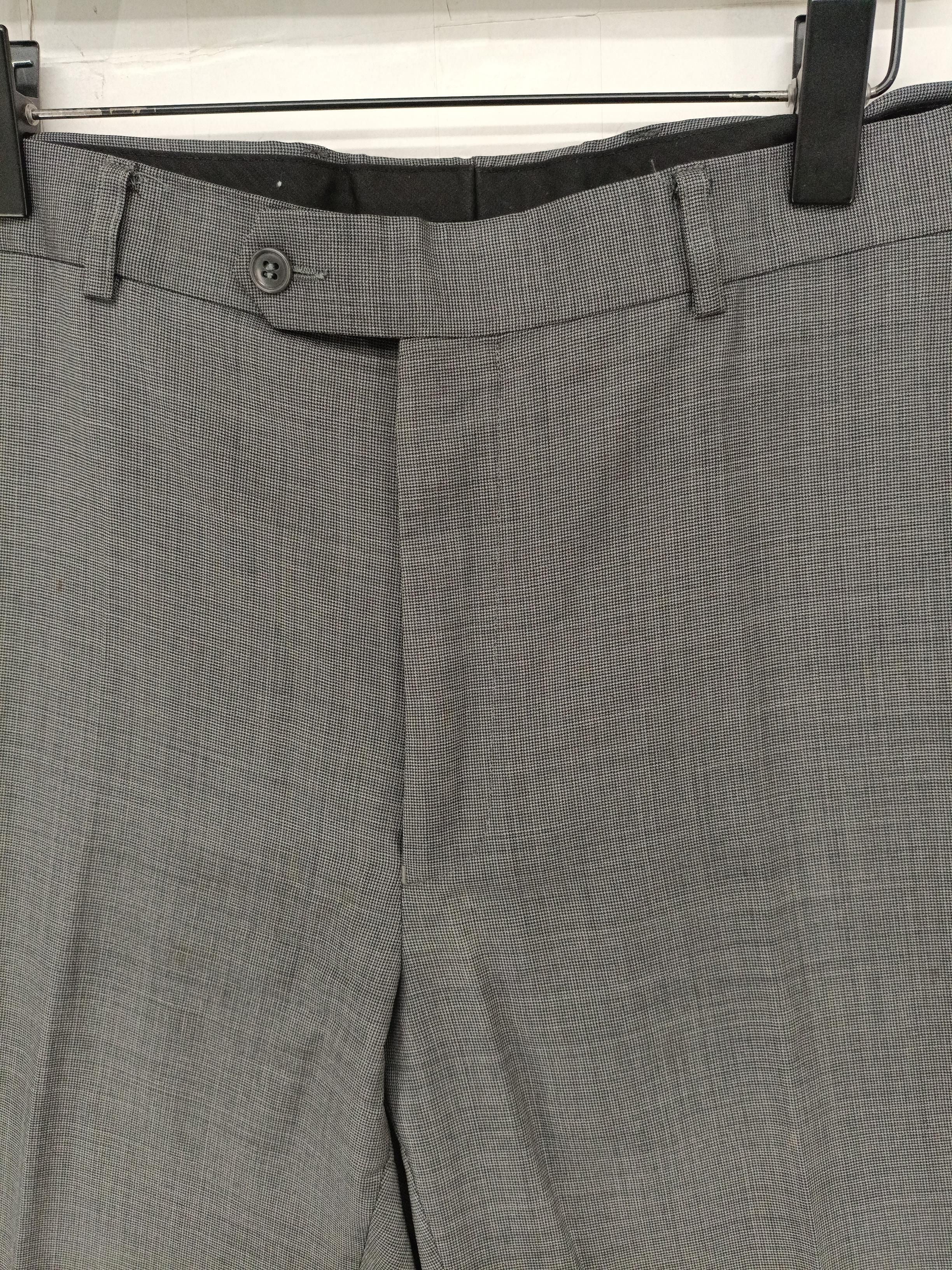 Daniel Hechter Men's Two Piece Suit Chest: 34 in Grey 100% Wool 2 Piece - Image 5