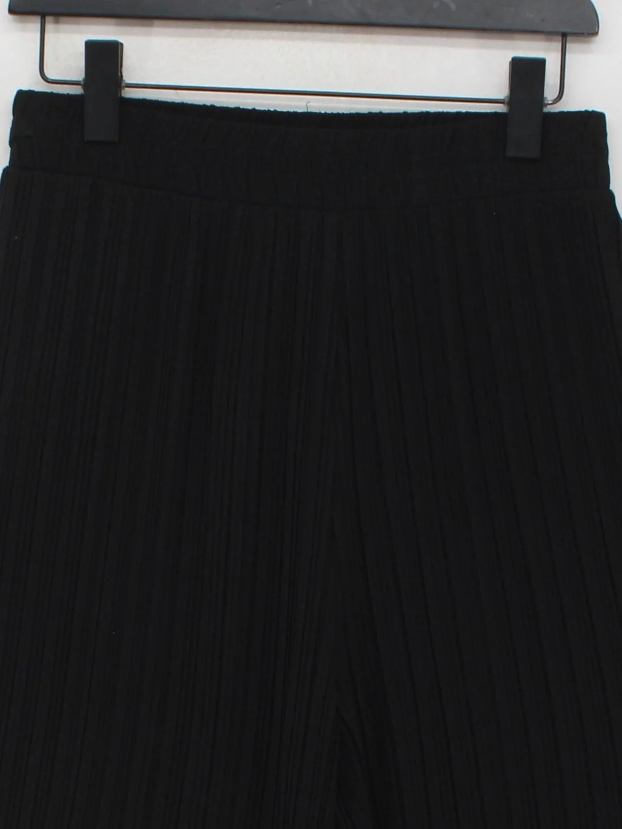 Darling London Women's Trousers UK 14 Black 100% Polyester Wide-Leg Cropped - Image 3