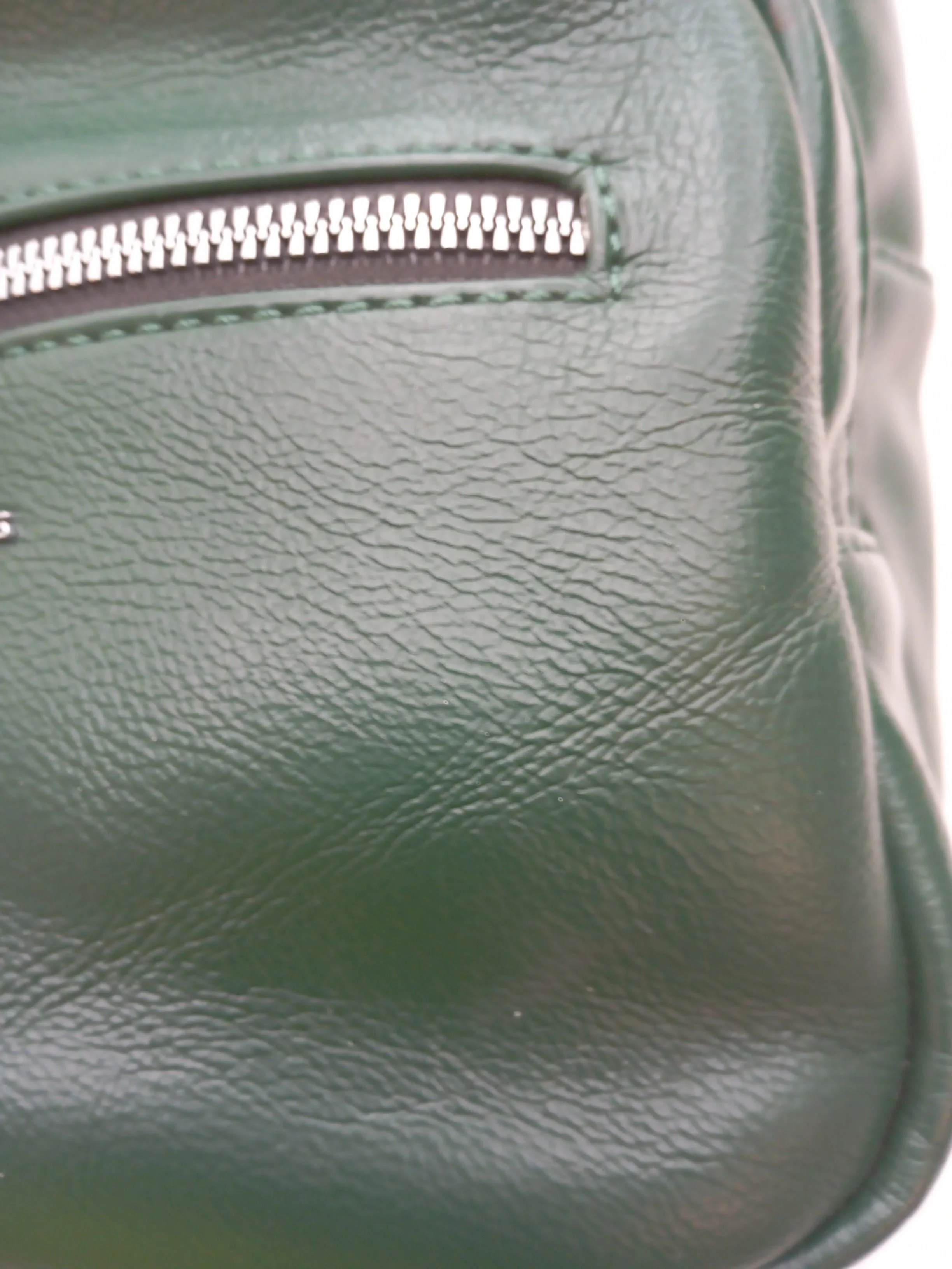 David Jones Men's Bag Green 100% Faux Leather Backpack - Image 3
