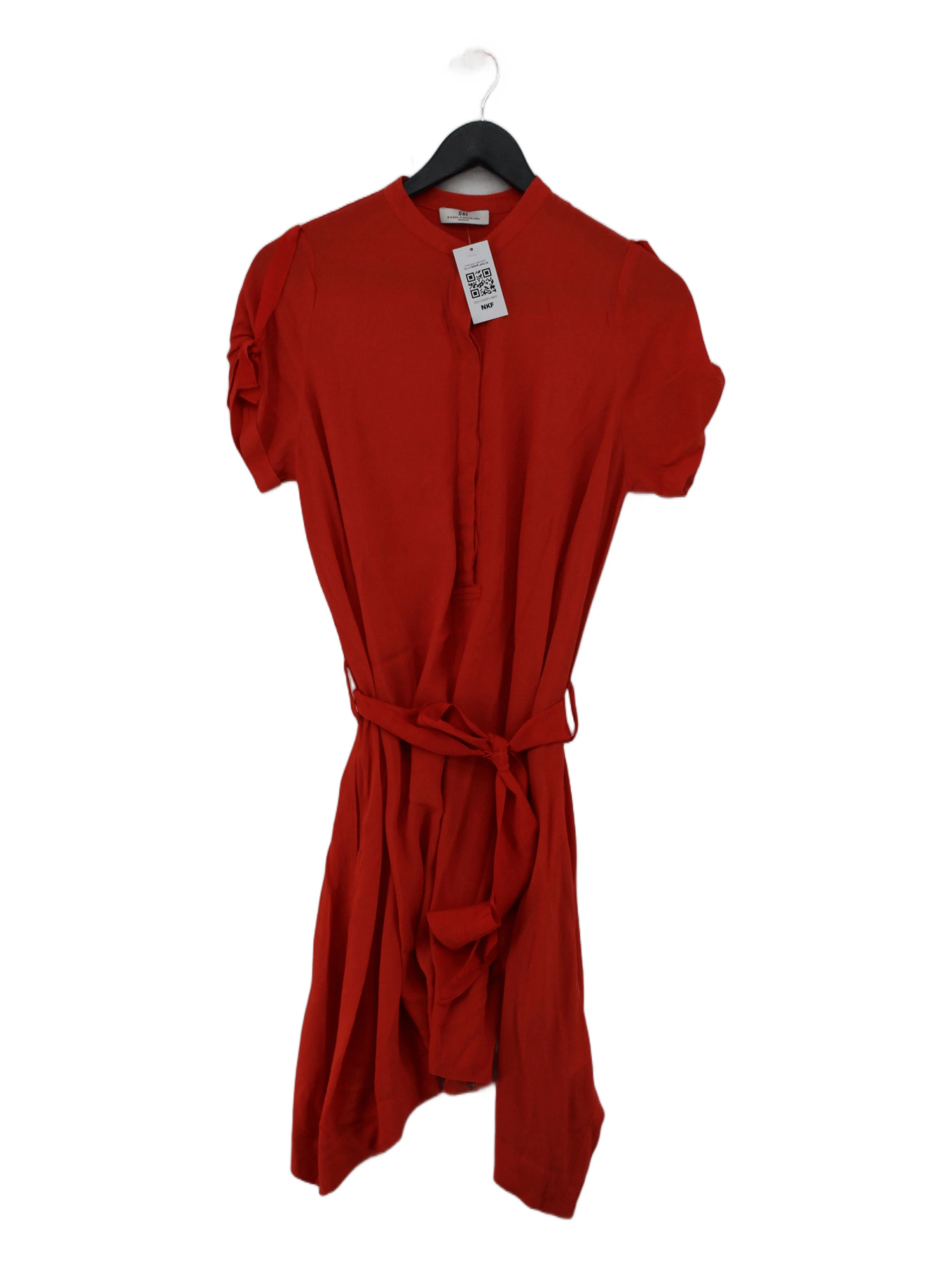 DAY Birger et Mikkelsen Shirt Midi Dress UK8 in Orange
