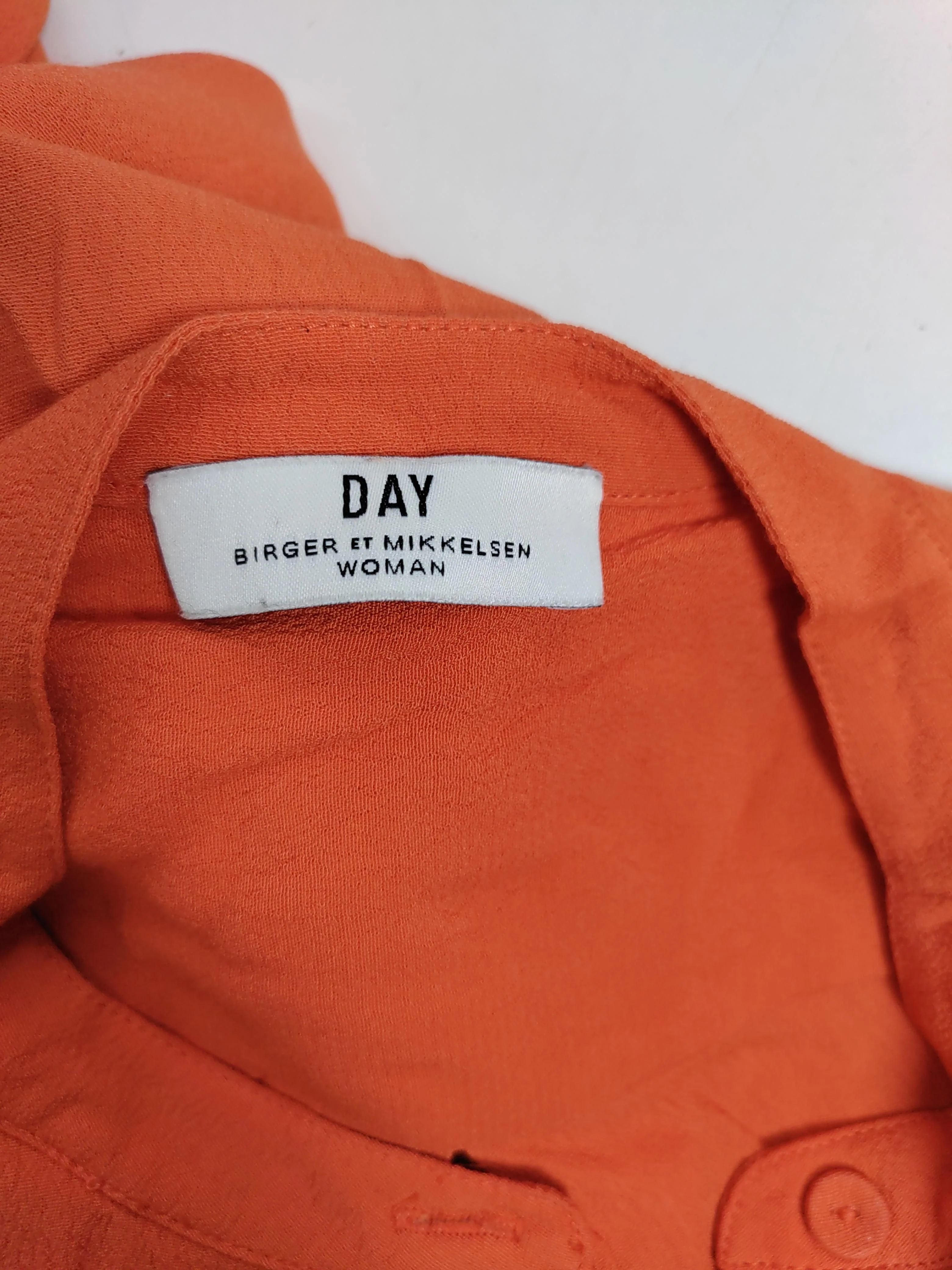 DAY Birger et Mikkelsen Shirt Midi Dress UK8 in Orange - Image 5