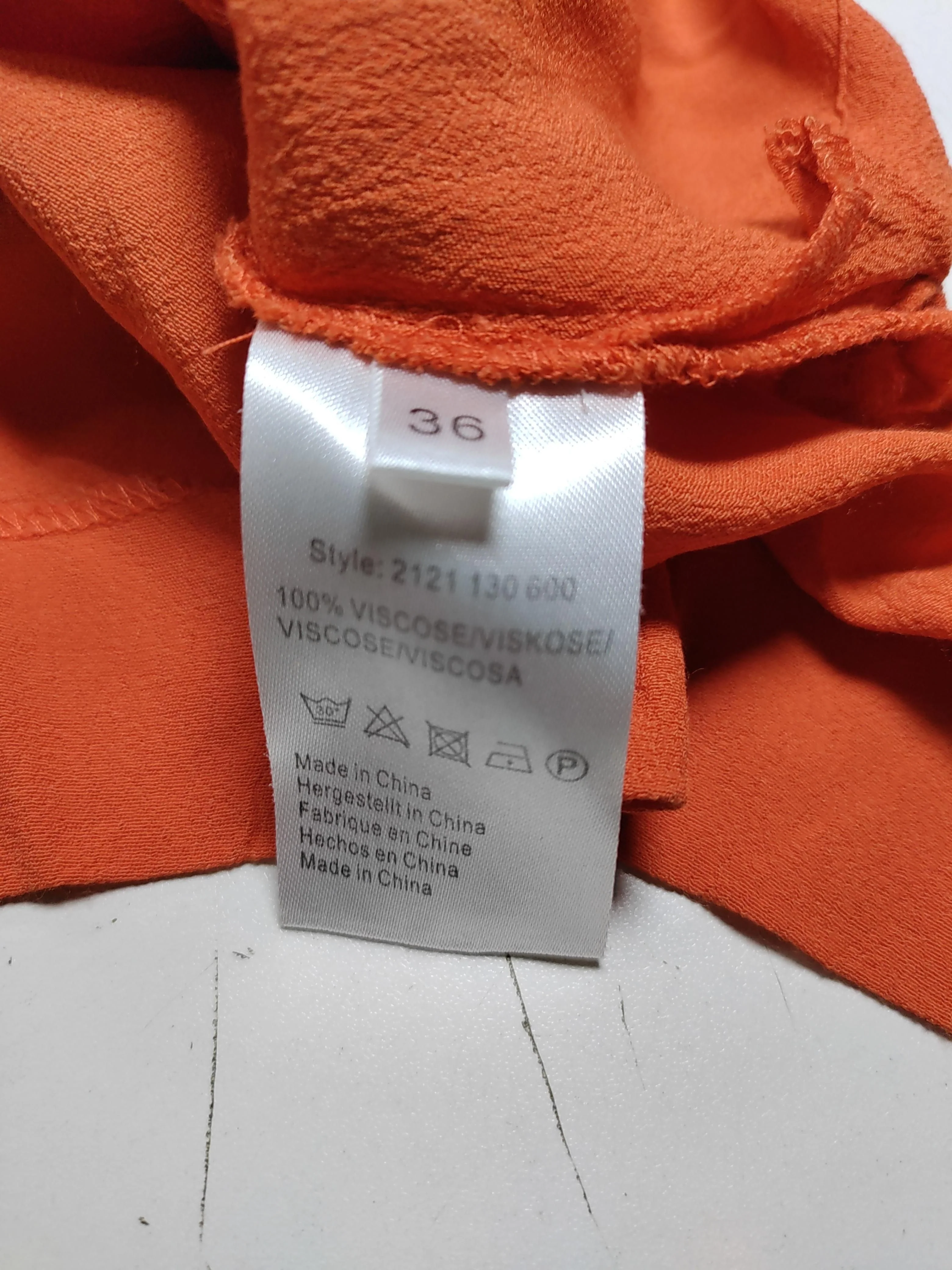 DAY Birger et Mikkelsen Shirt Midi Dress UK8 in Orange - Image 6
