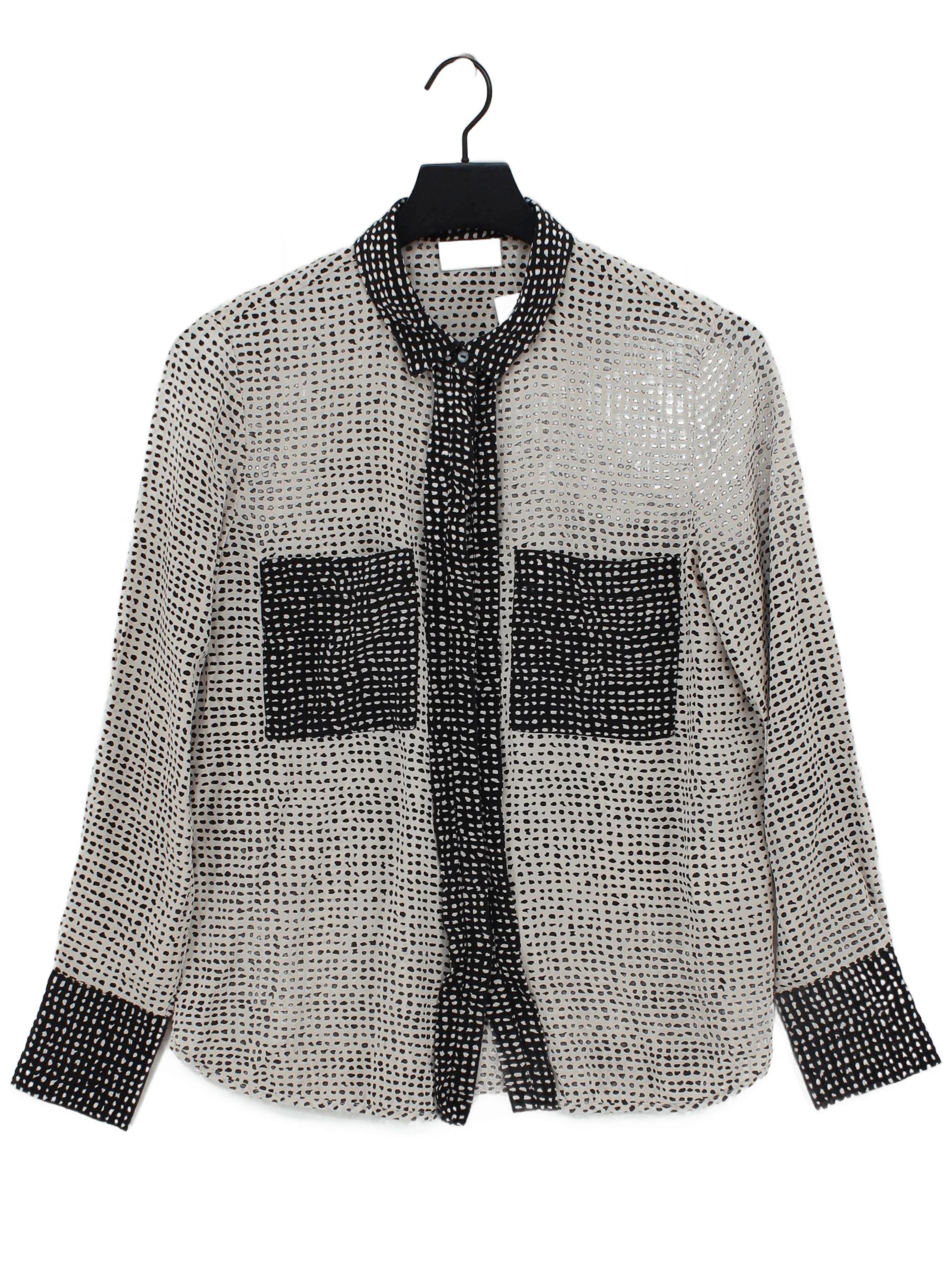 DAY Birger Et Mikkelsen Women's Shirt UK 10 Multi 100% Silk Basic