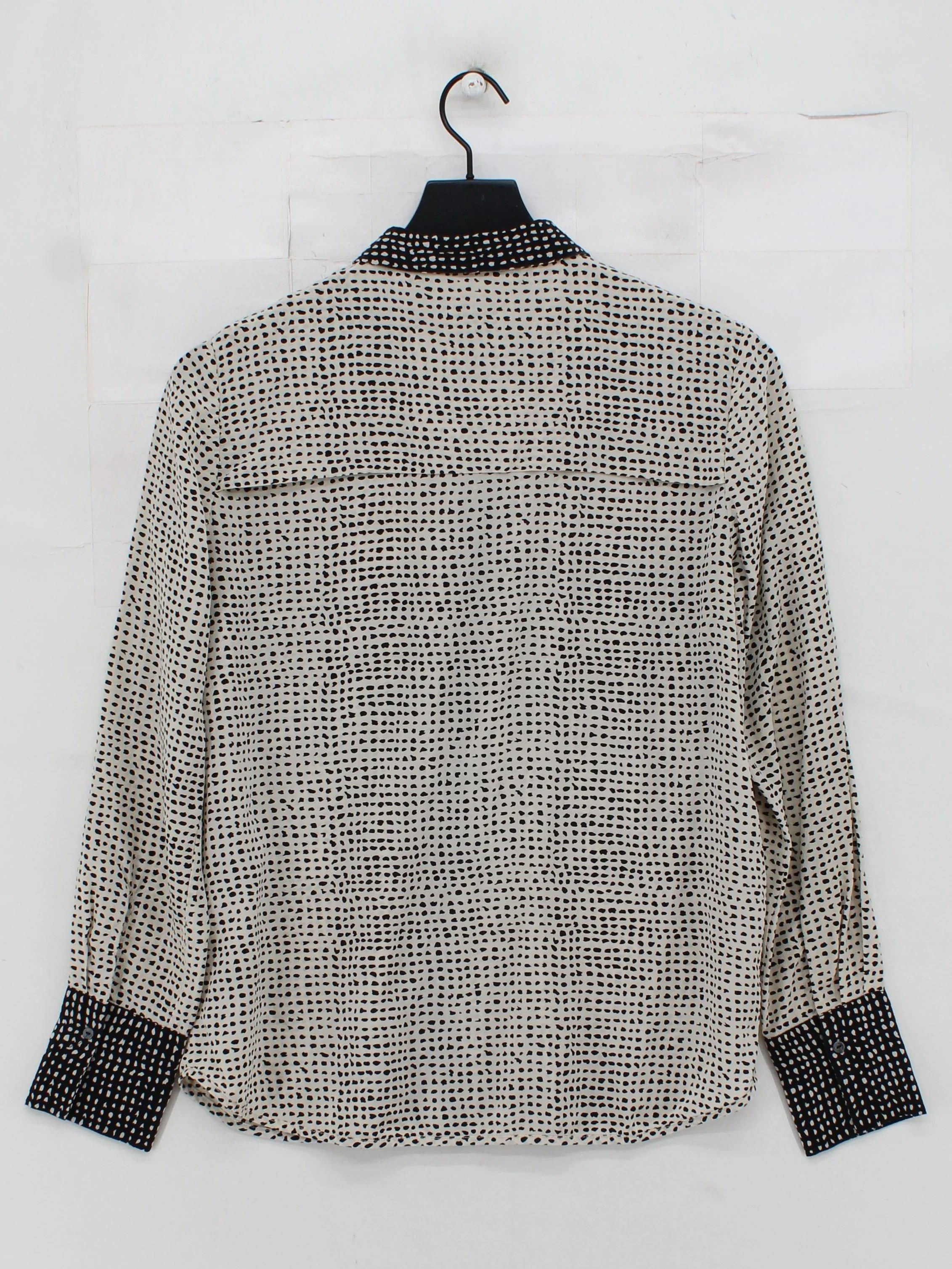 DAY Birger Et Mikkelsen Women's Shirt UK 10 Multi 100% Silk Basic - Image 2
