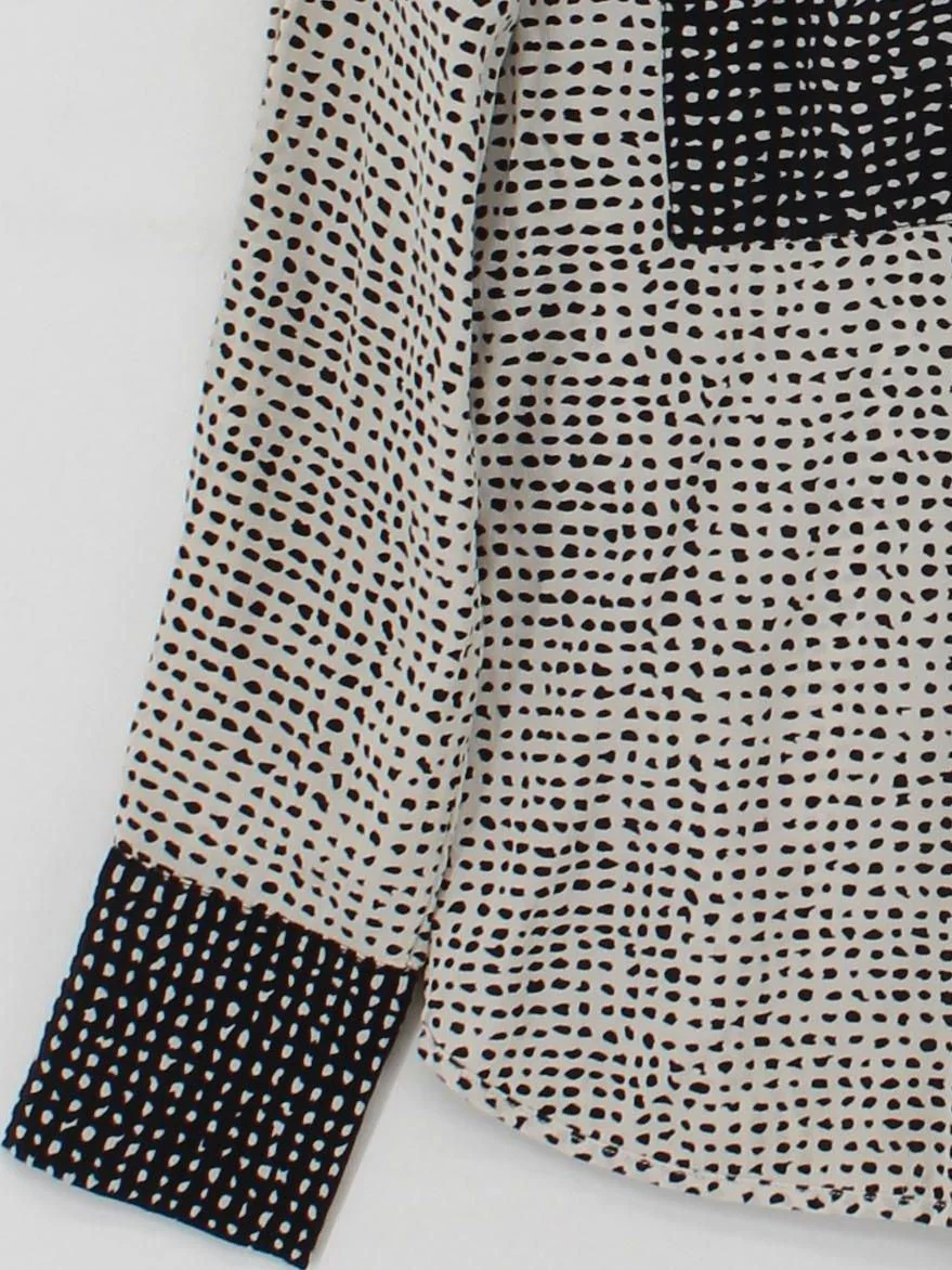 DAY Birger Et Mikkelsen Women's Shirt UK 10 Multi 100% Silk Basic - Image 4