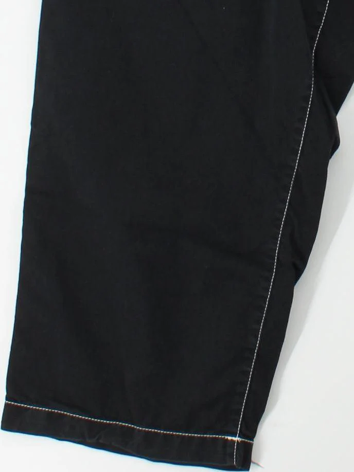 DC Men's Trousers L Black Cotton with Lyocell Modal Wide-Leg Chino - Image 4