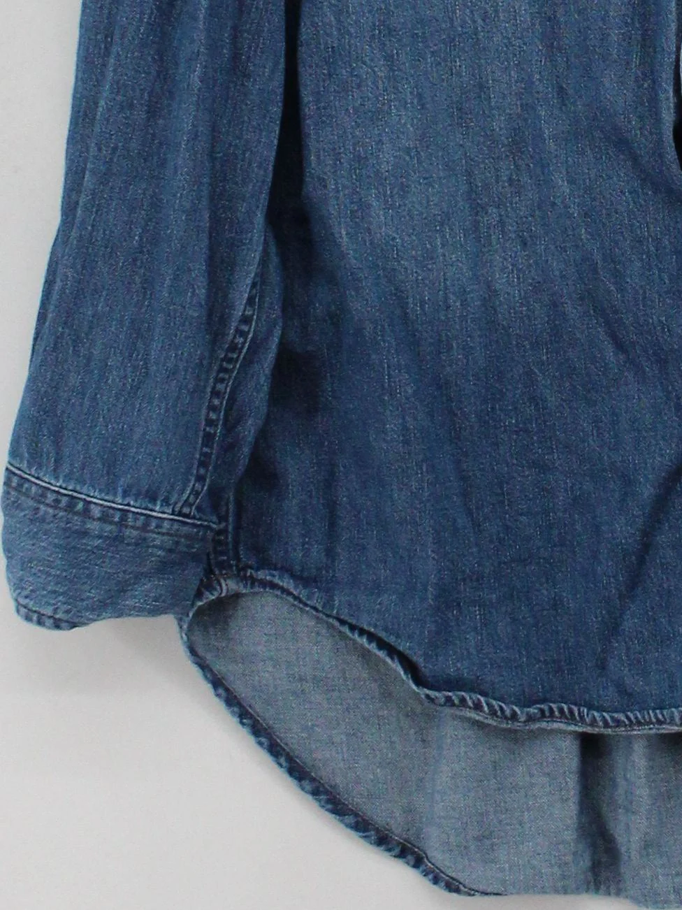 Denim Forum Men's Shirt S Blue Cotton with Other Basic - Image 4