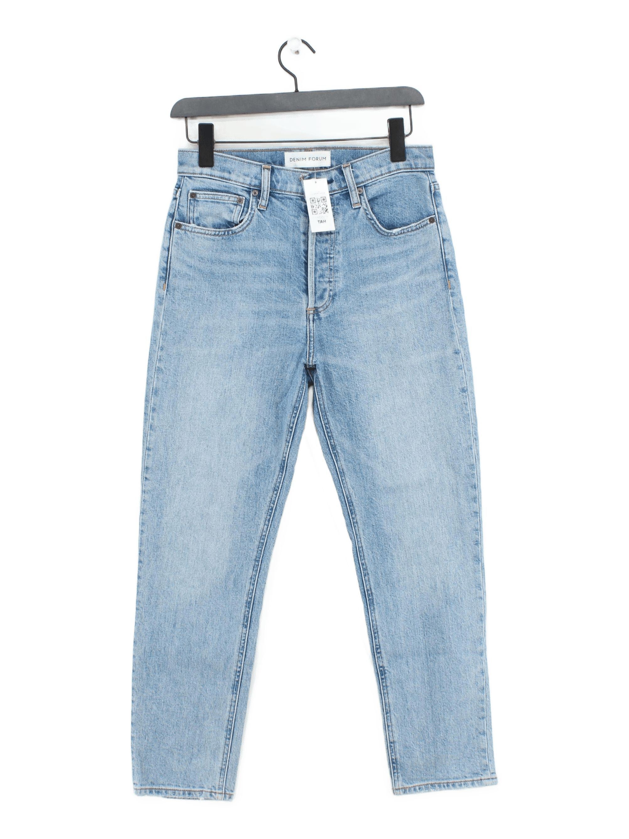 Denim Forum Women's Jeans UK 8 Blue 100% Cotton Mom