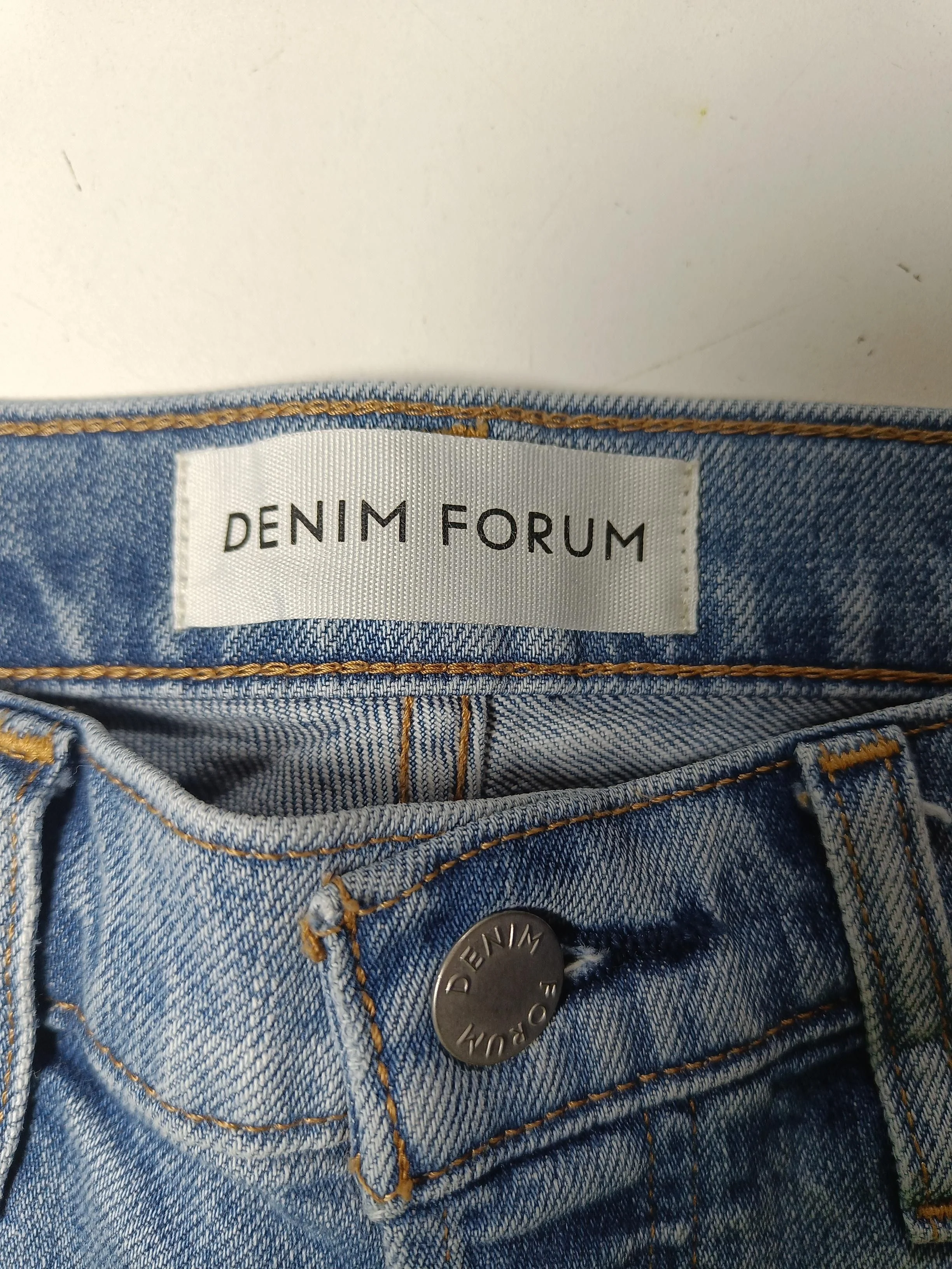 Denim Forum Women's Jeans UK 8 Blue 100% Cotton Mom - Image 5