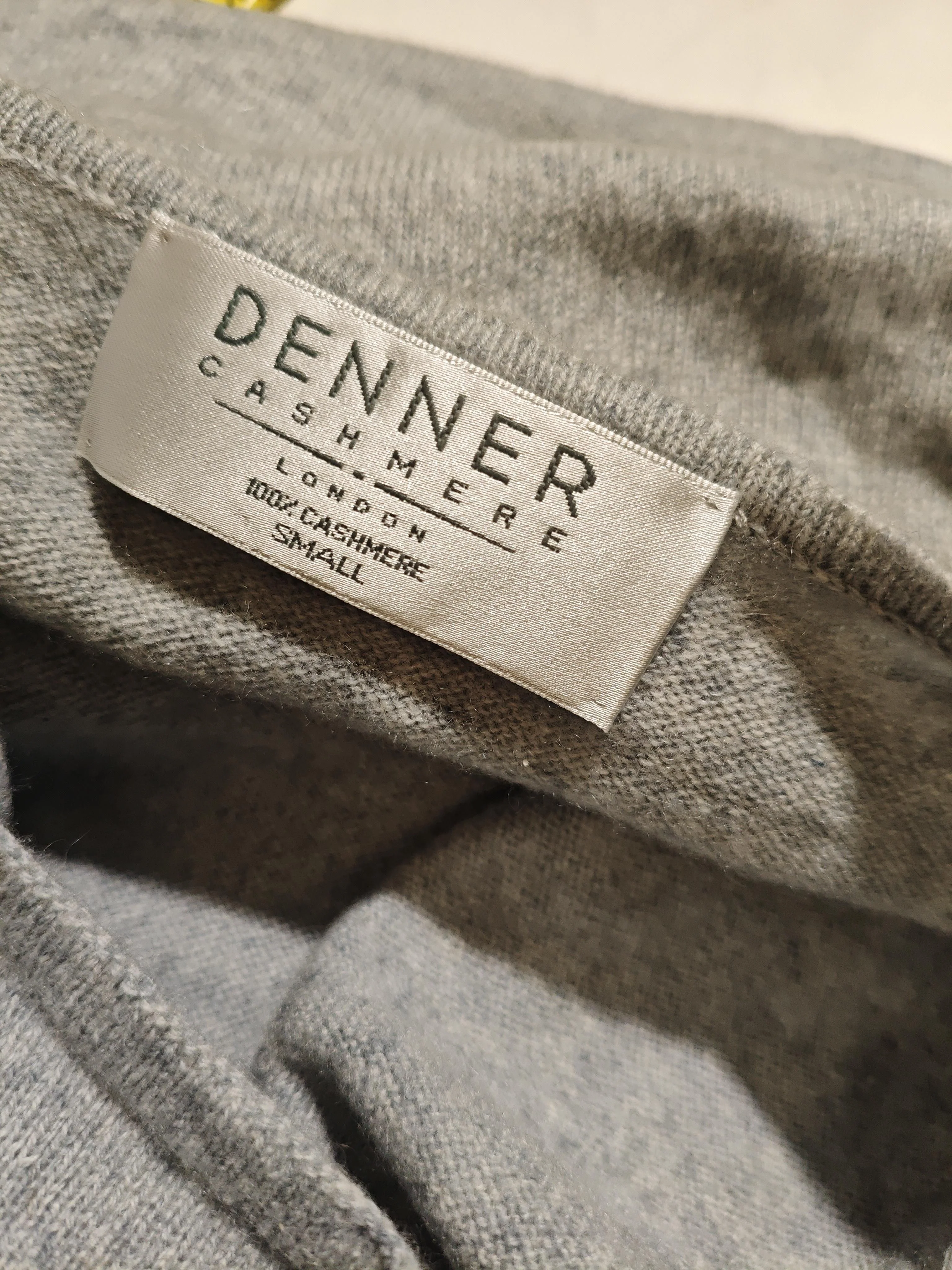 DENNER Jumper Mini Dress UK8 in Grey - Image 6