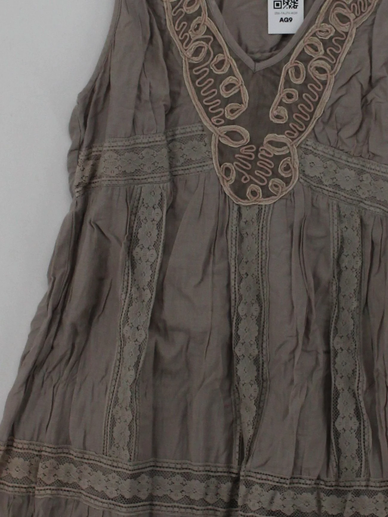 Derhy Mini Dress L in Grey - Image 3