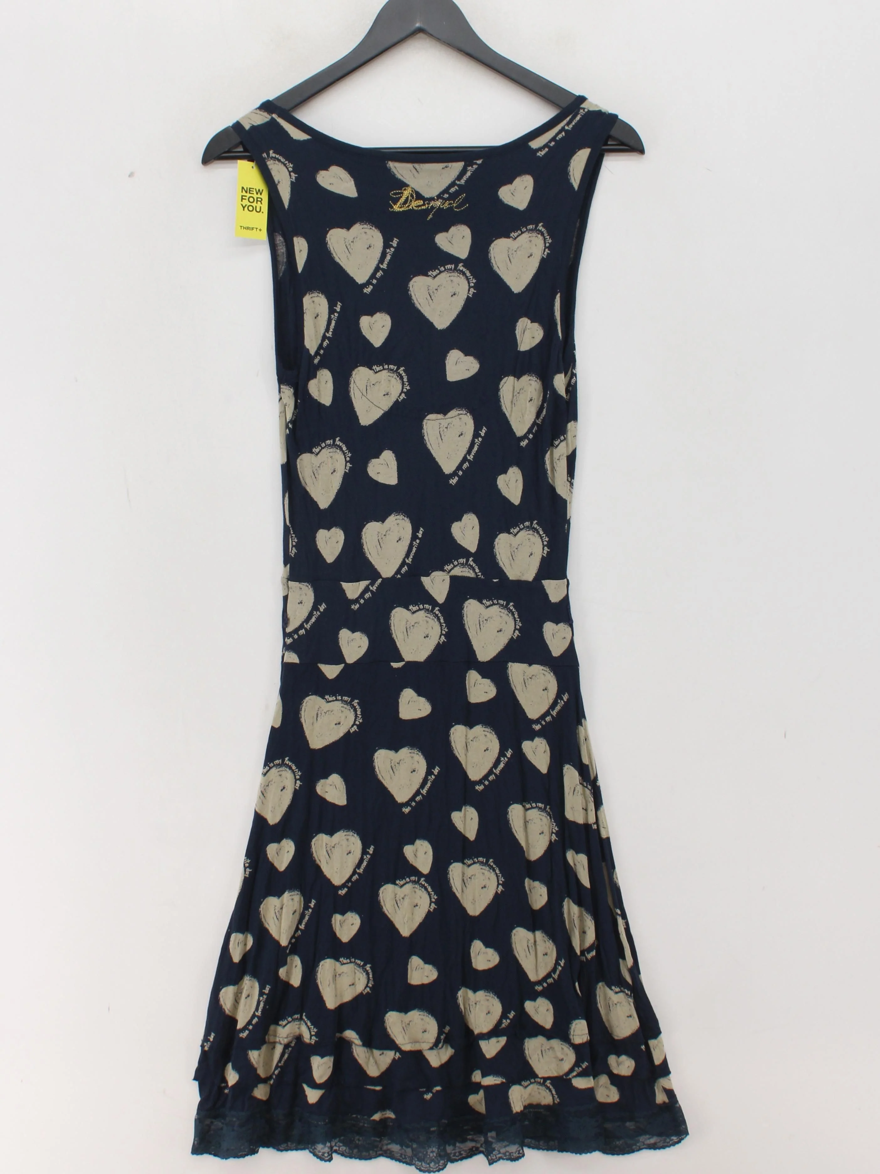 Desigual T-Shirt Mini Dress M in Blue - Image 2