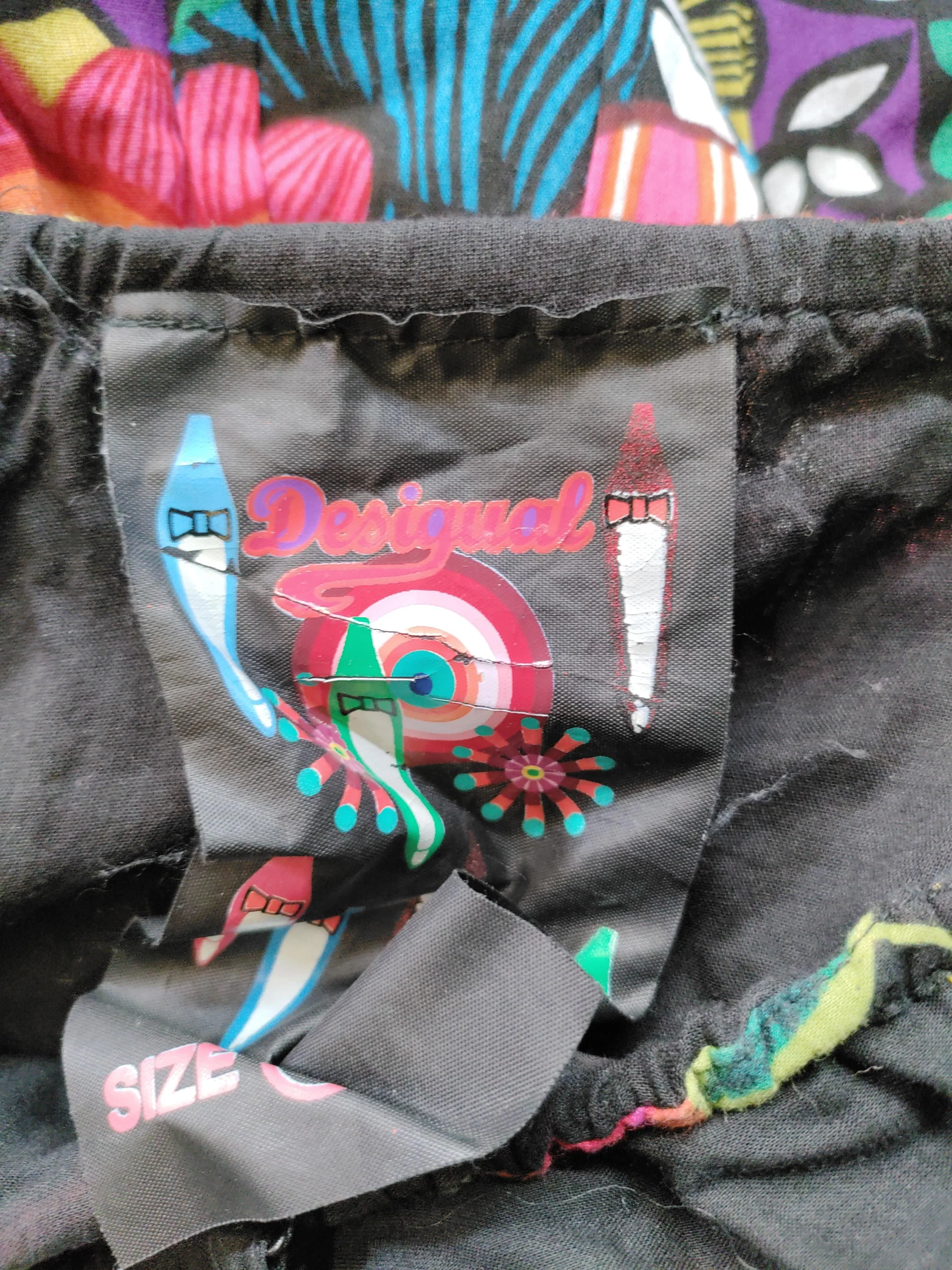 Desigual Tank Mini Dress UK2 in Multi - Image 5