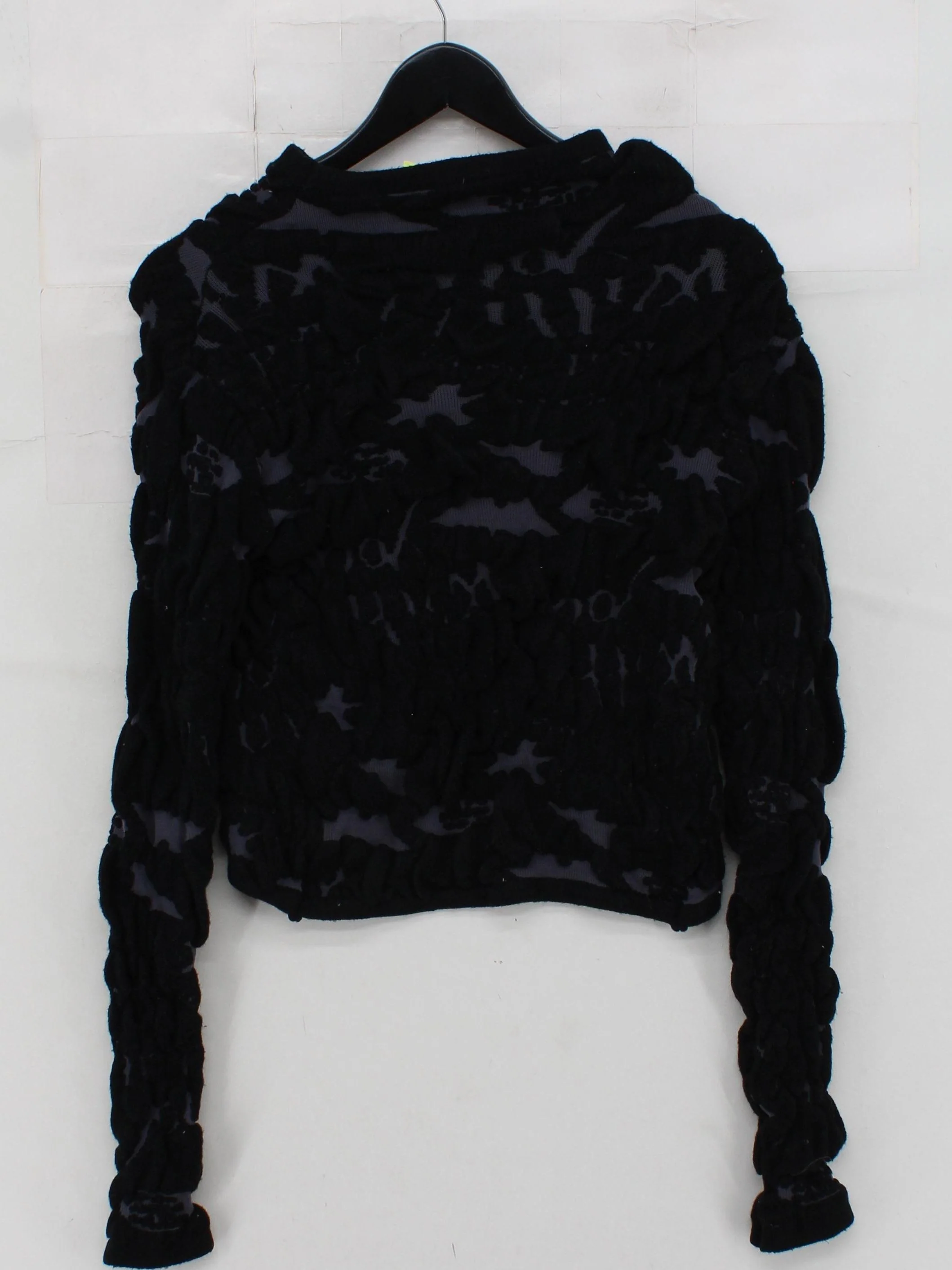 Desigual Women's Cardigan M Black Acrylic with Nylon Round Neck Cardigan - Image 2