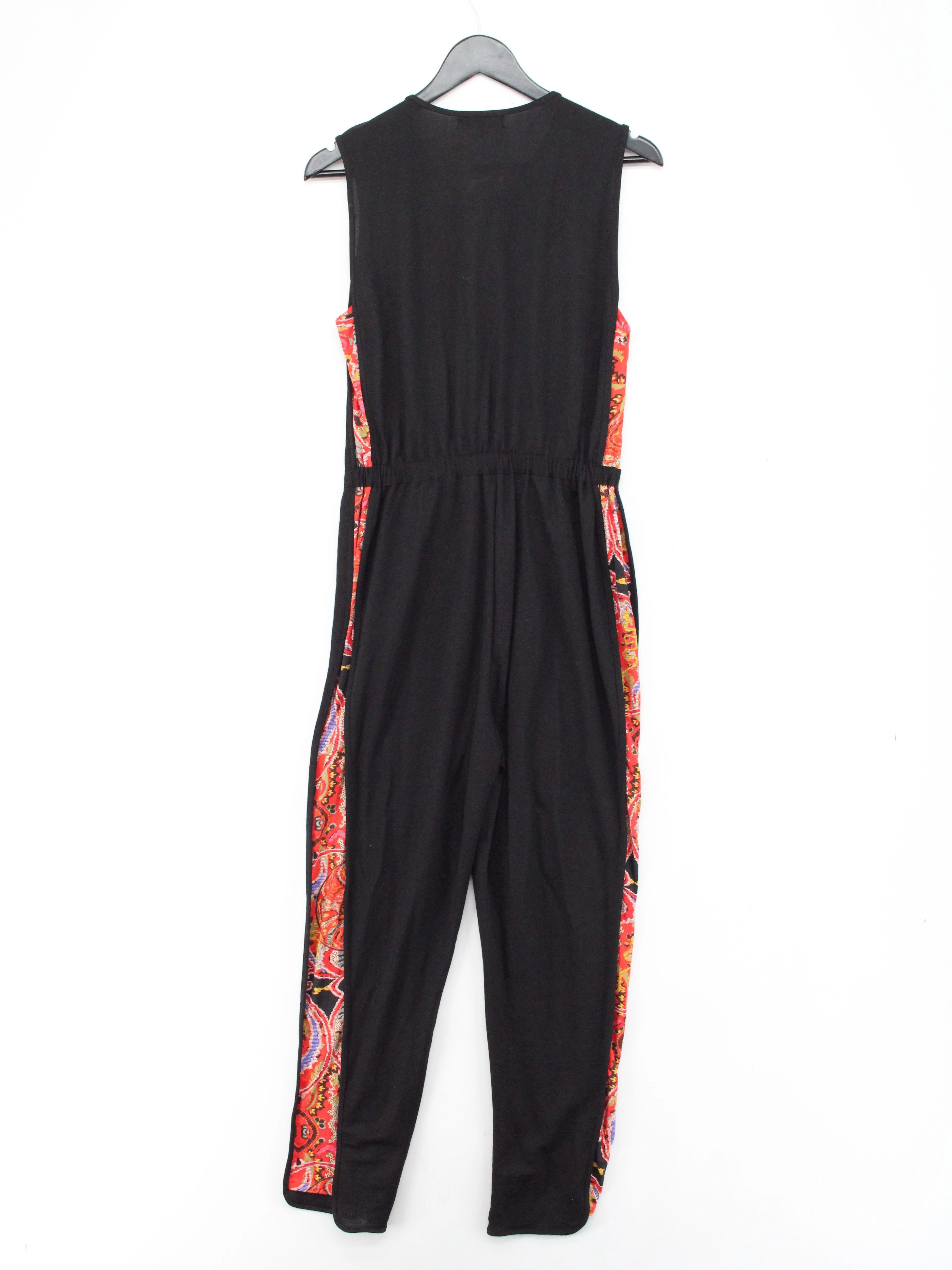 Desigual Women's Jumpsuit UK 36 Black 100% Other Tapered Jumpsuit - Image 2
