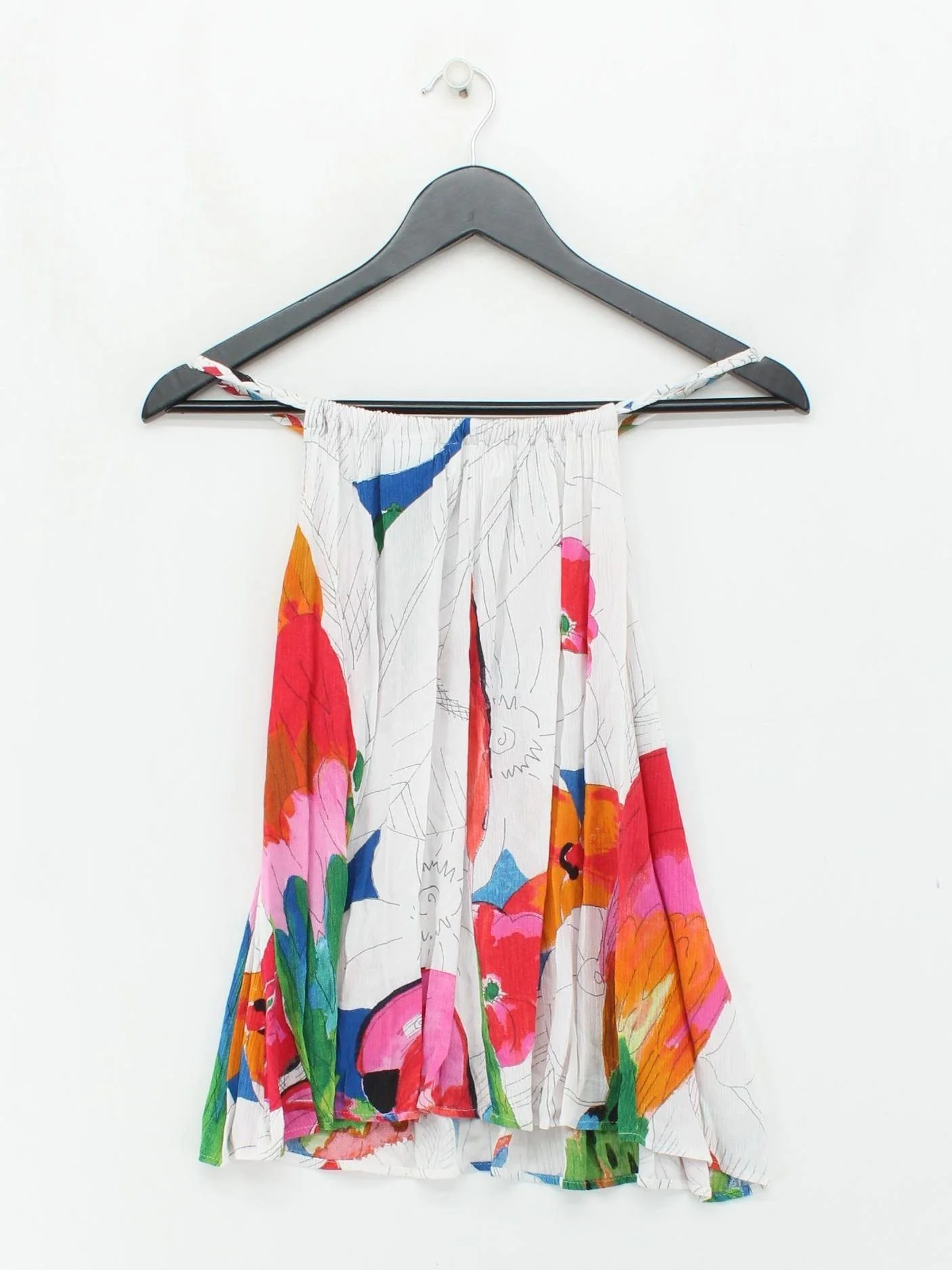 Desigual Women's Top S Multi Floral 100% Other Sleeveless Round Neck Basic - Image 2