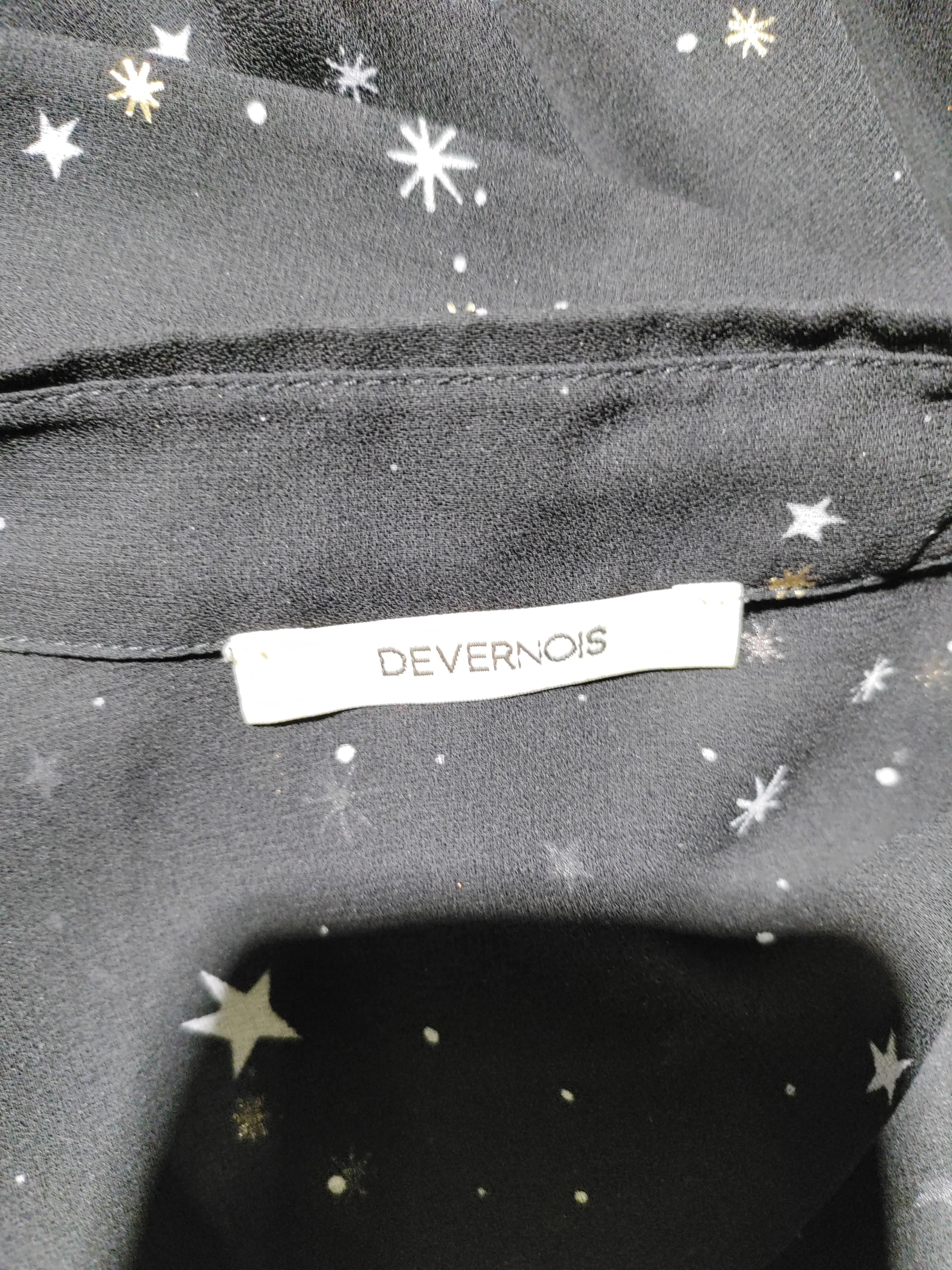 Devernois Women's Shirt M Black 100% Other Long Sleeve Collared Basic - Image 5