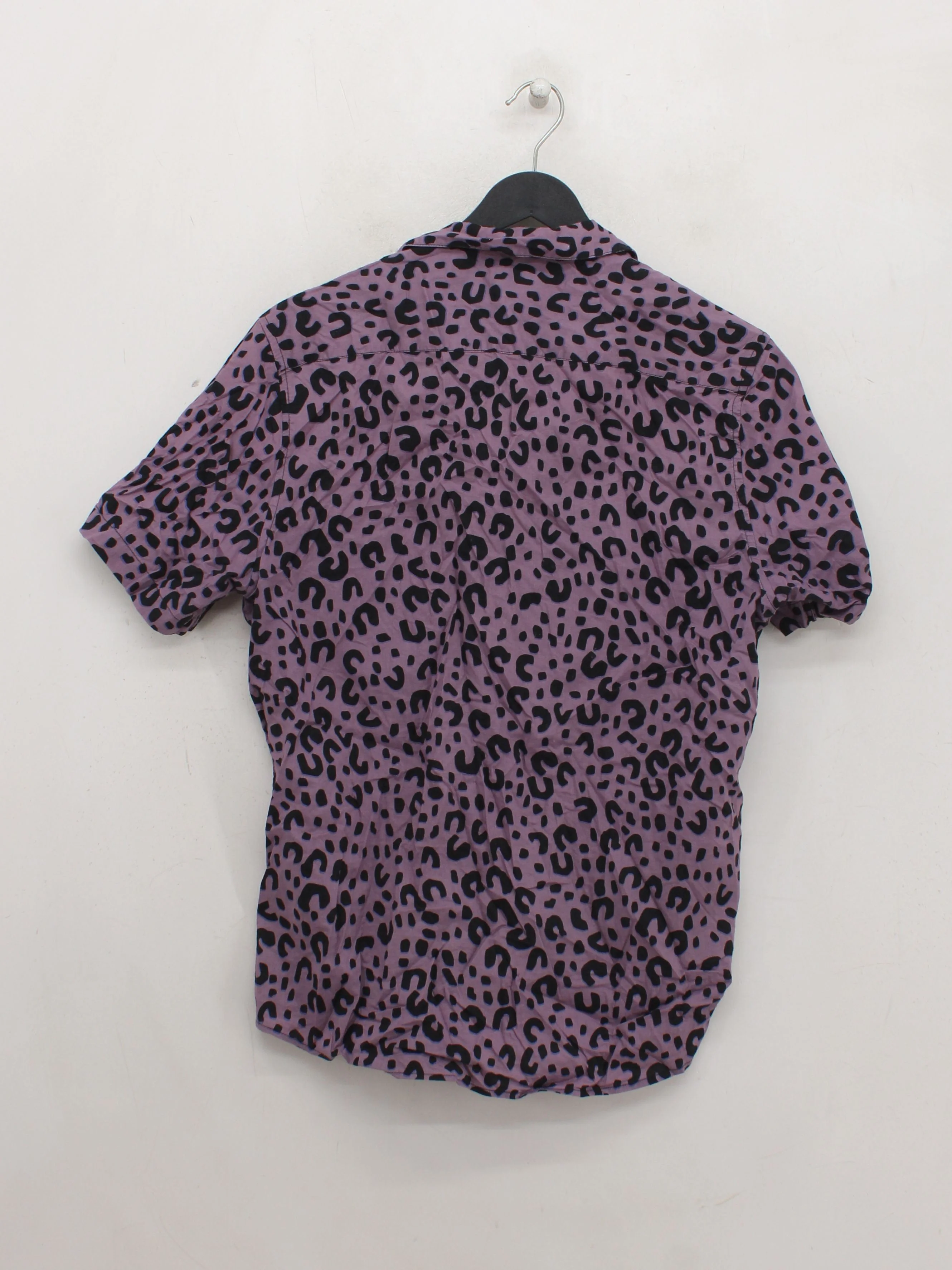 Devil's Advocate Men's Shirt L Purple Animal Print 100% Other Basic - Image 2