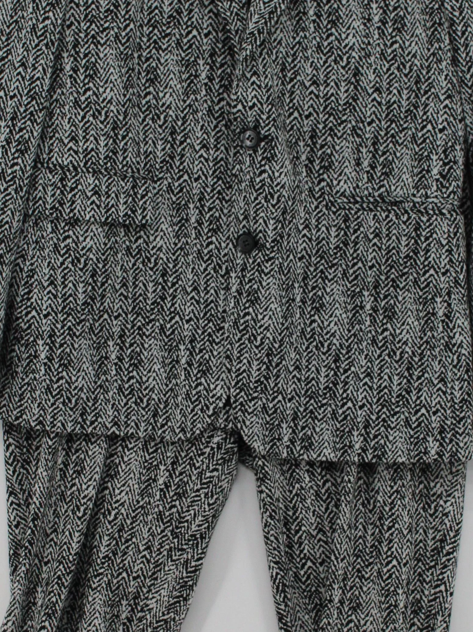 Devil's Advocate Men's Two Piece Suit Chest: 38 in Grey Polyester - Image 3