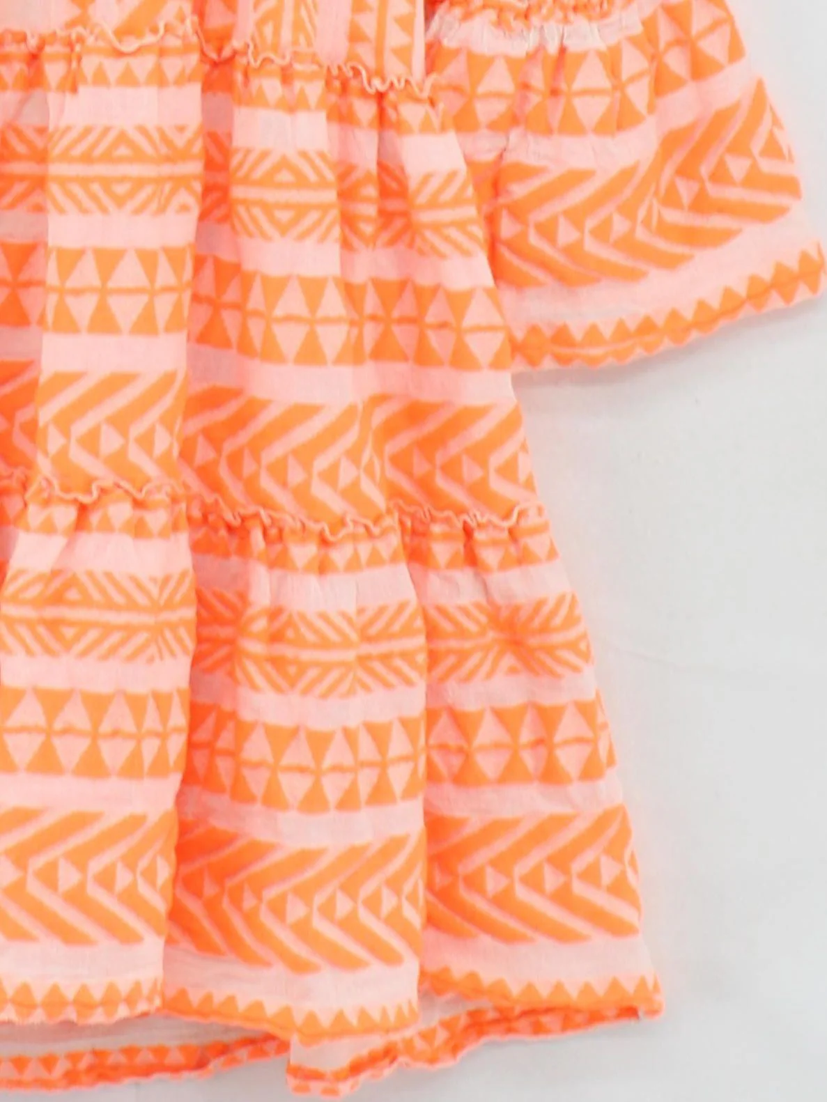 Devotion Shirt Mini Dress XS in Orange - Image 4