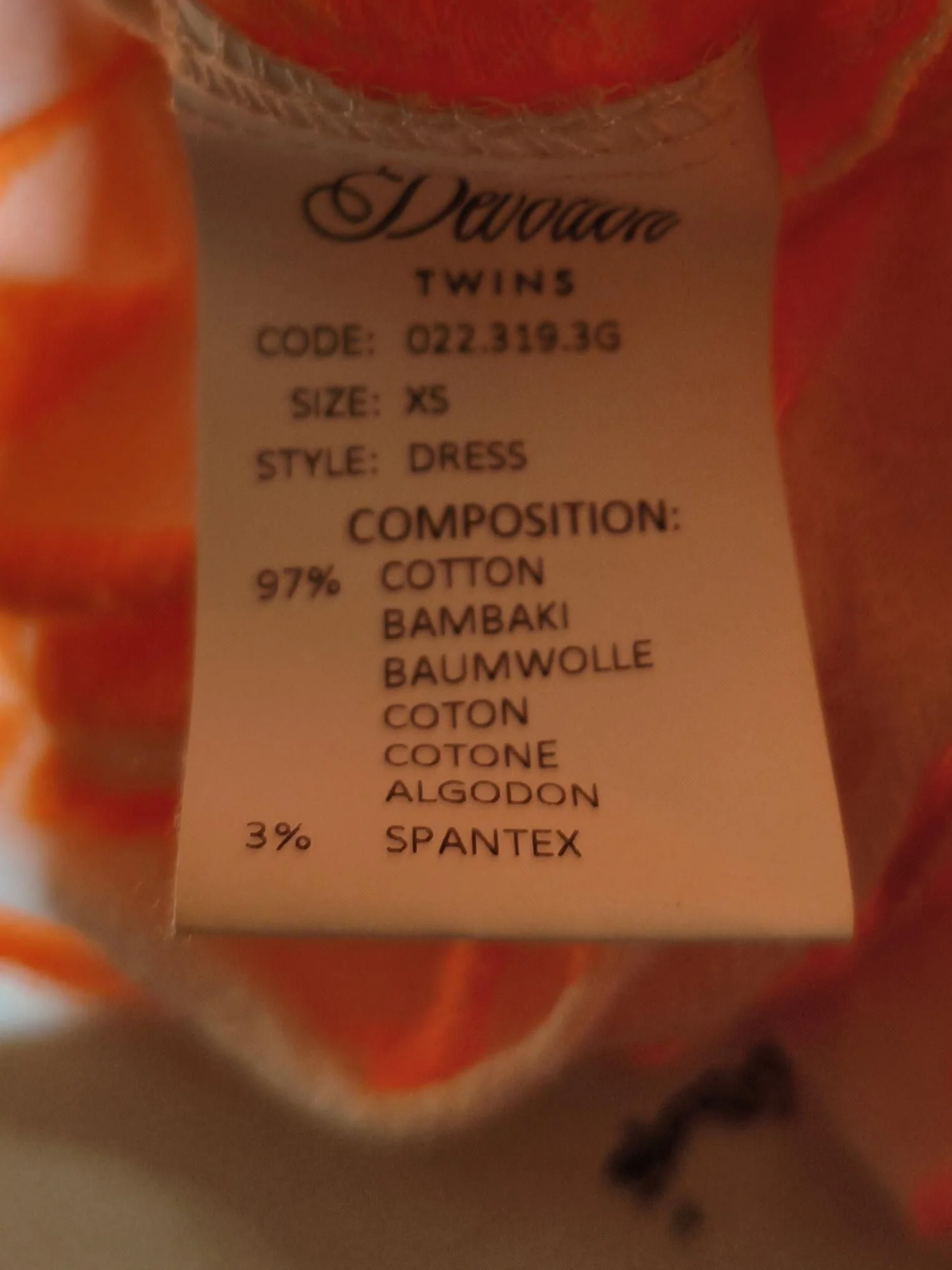 Devotion Shirt Mini Dress XS in Orange - Image 6