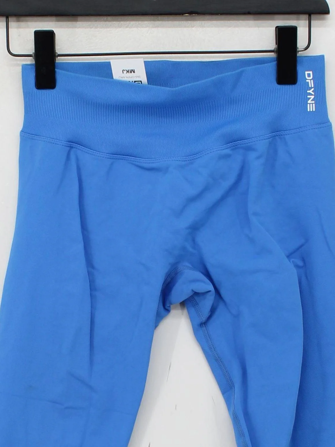 DFYNE Women's Leggings S Blue Nylon with Spandex Full length - Image 3
